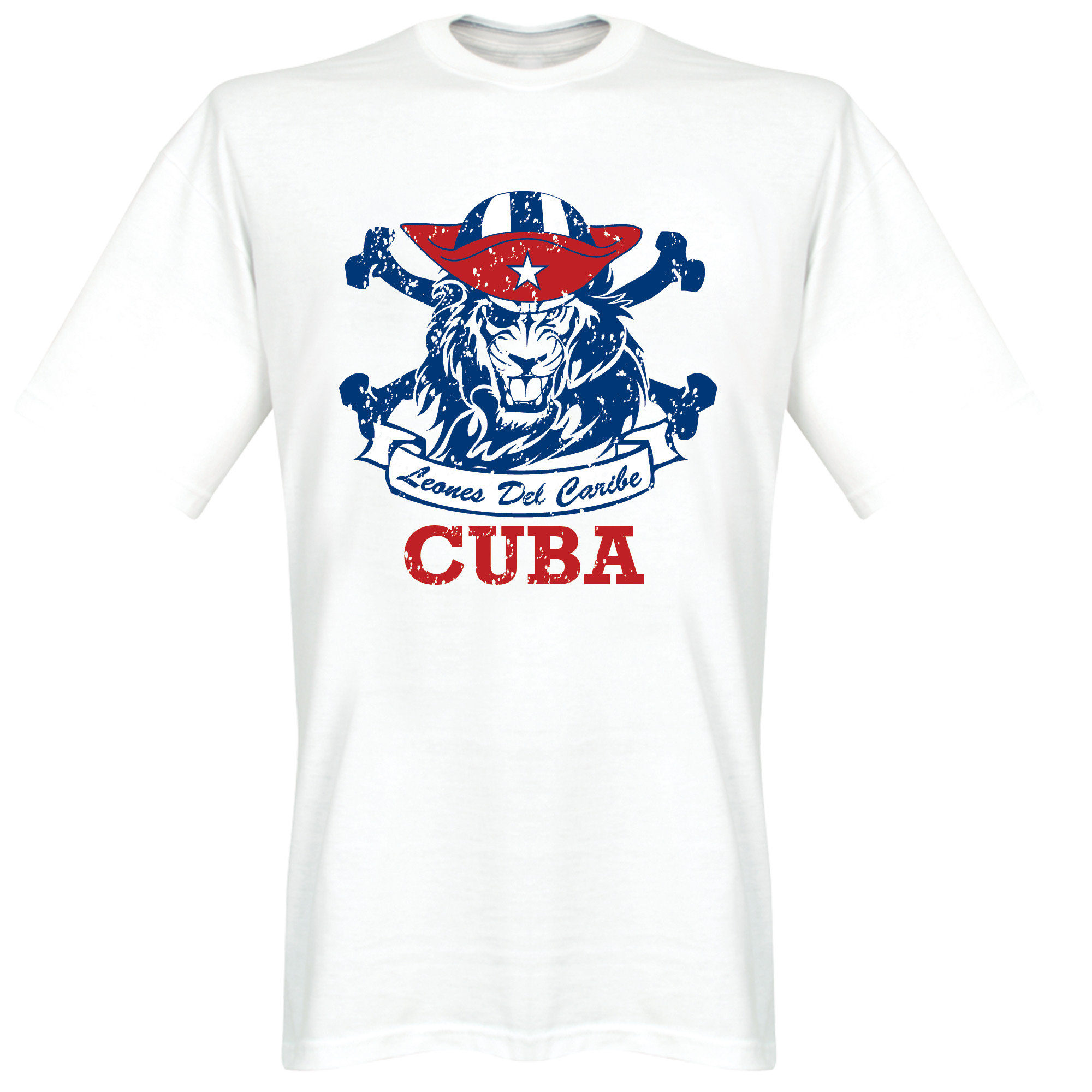 Retake Cuba Leones Del Caribe T Shirt retake kopen in de aanbieding