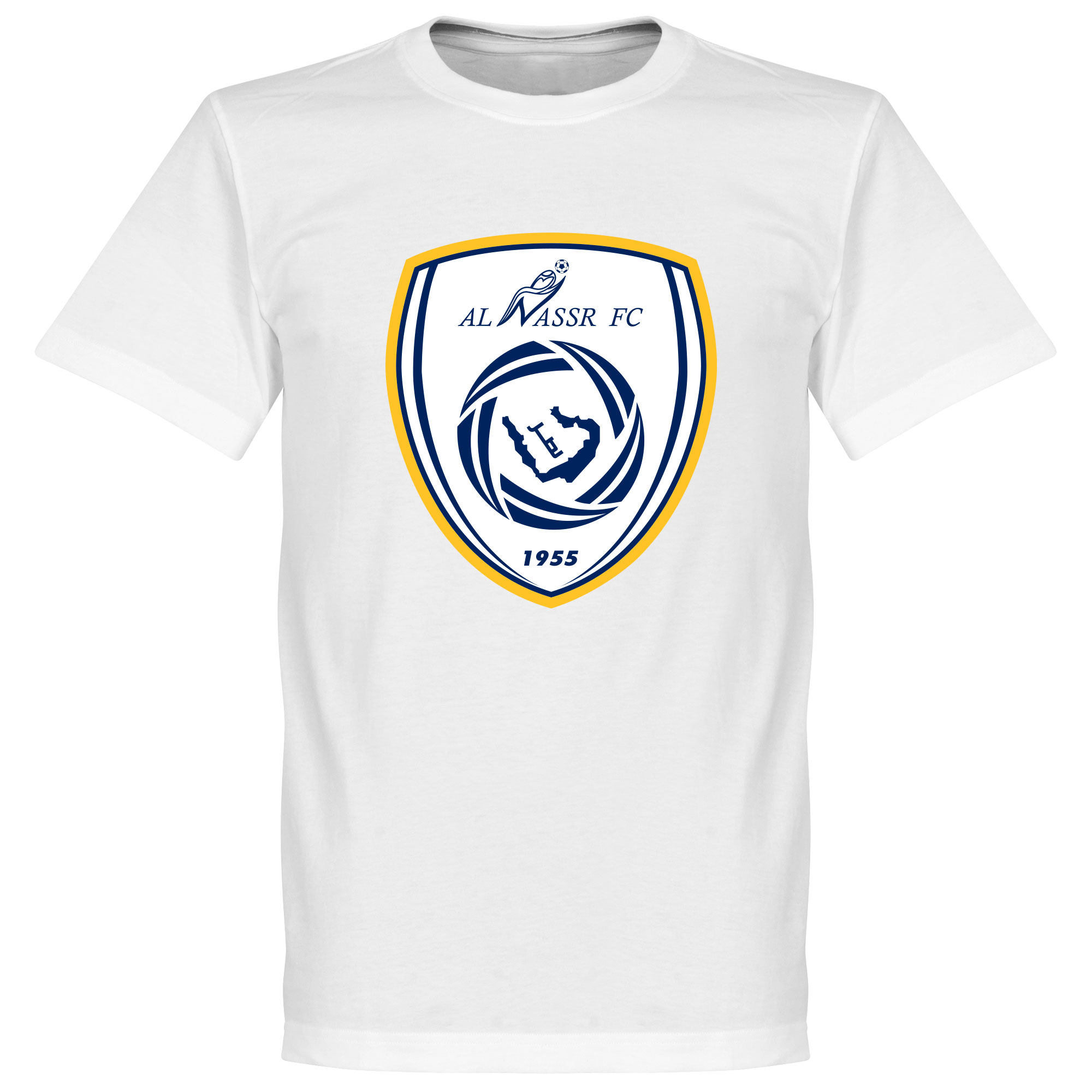 Retake Al Nassr Logo T Shirt Wit retake kopen in de aanbieding