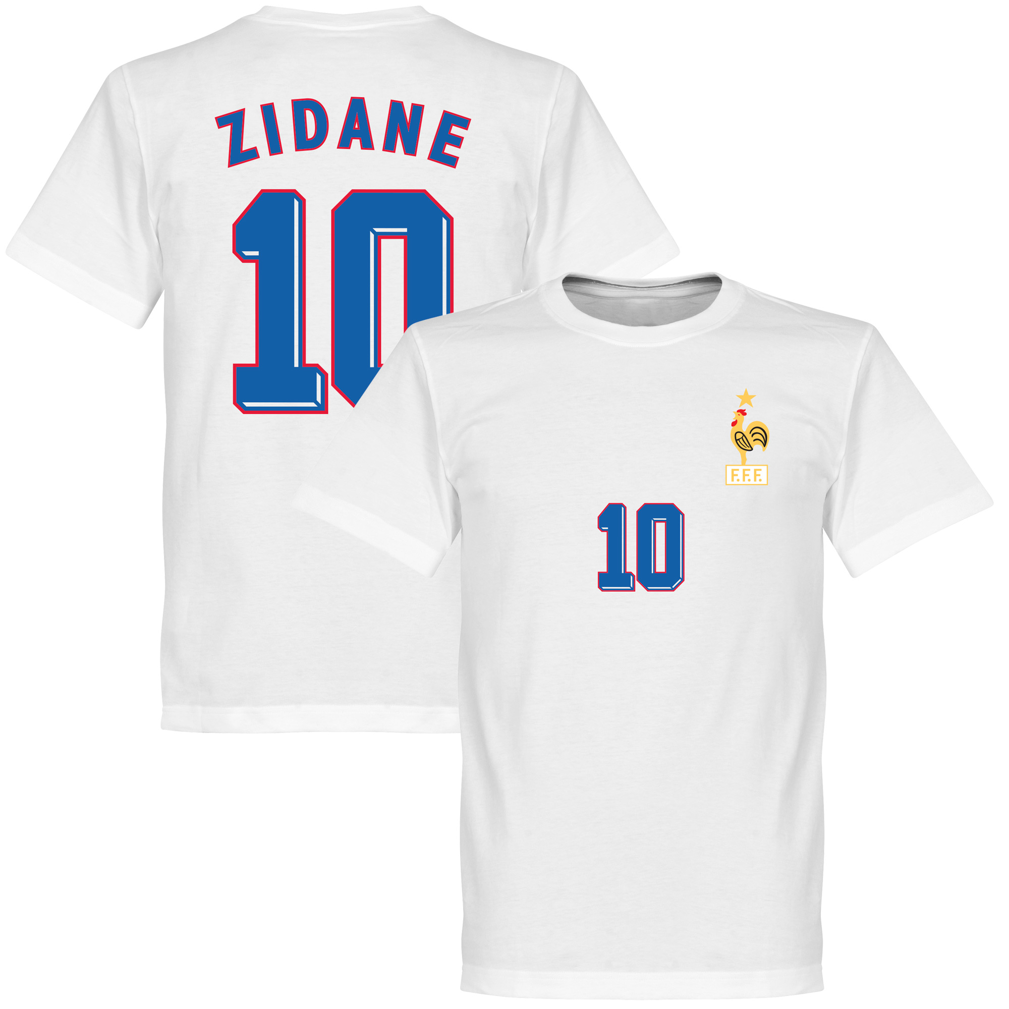 Retake Frankrijk Zidane 10 1998 Away T Shirt Kinderen retake kopen in de aanbieding