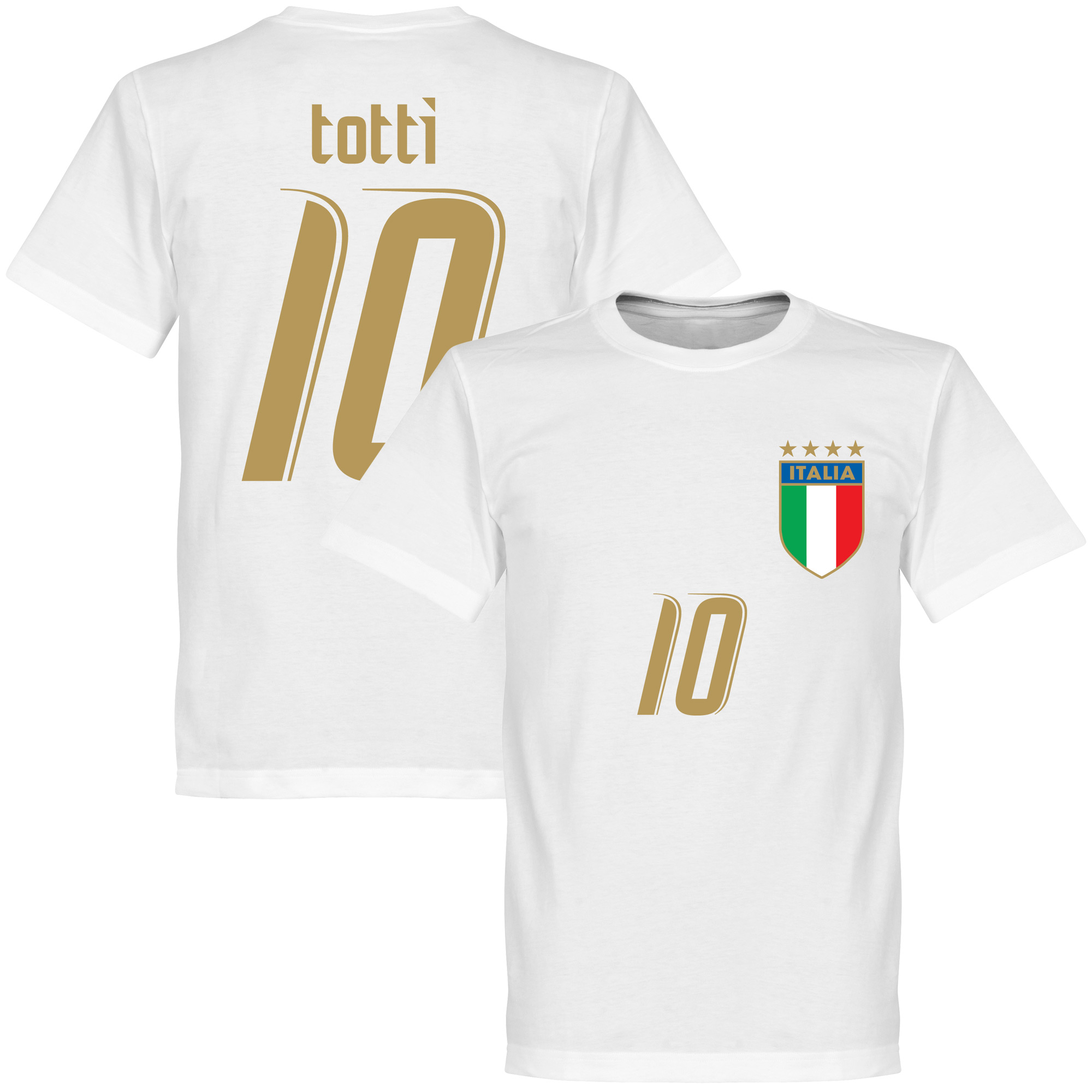 Italië Totti T-Shirt 2006 S