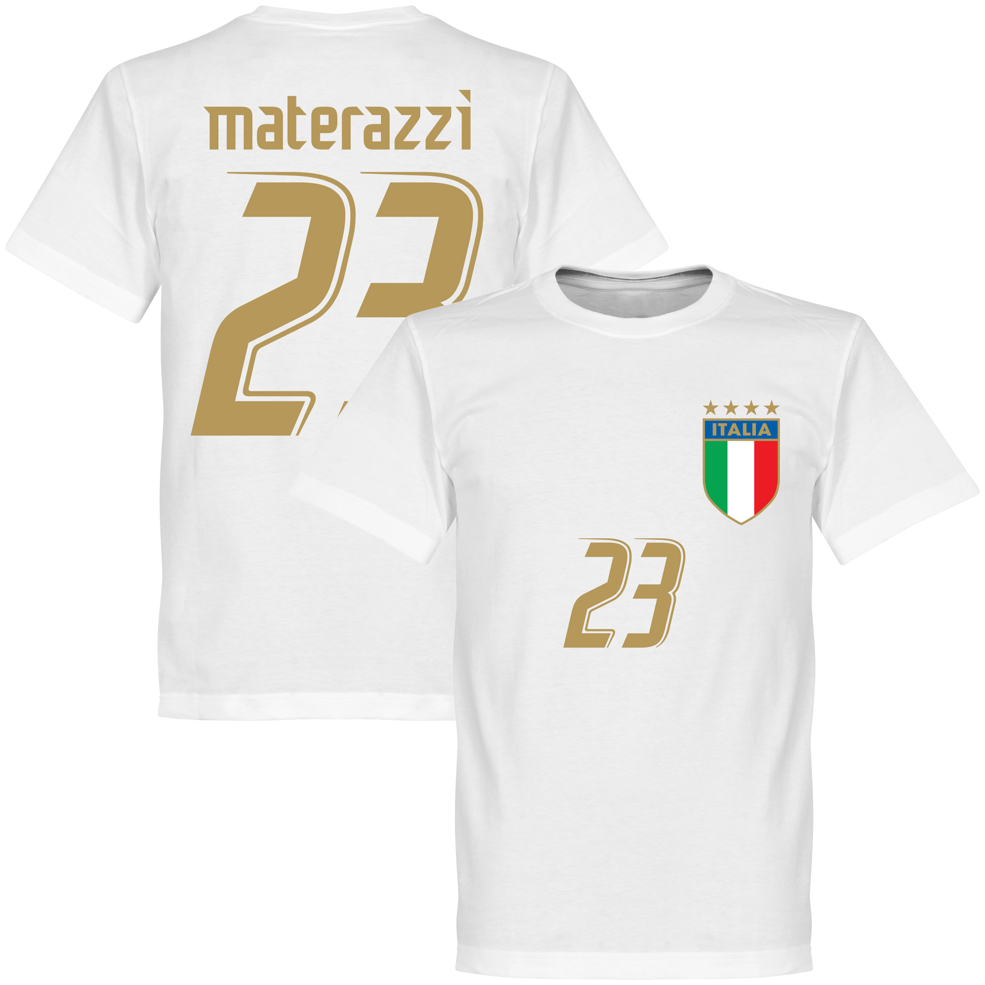Italië Materazzi T-Shirt 2006 S