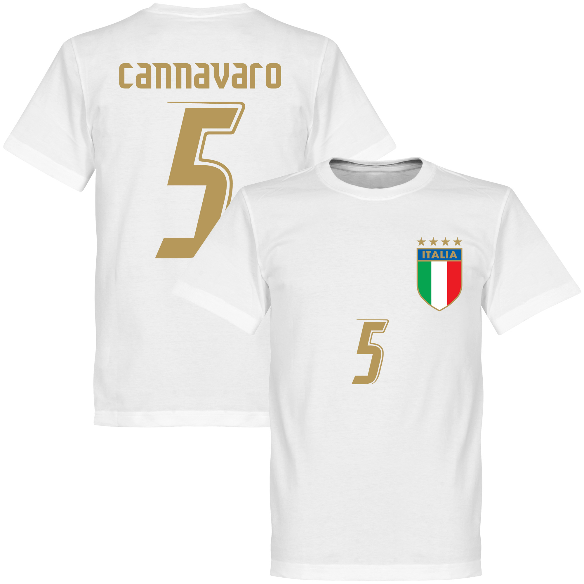Italië Cannavaro T-shirt 2006 S