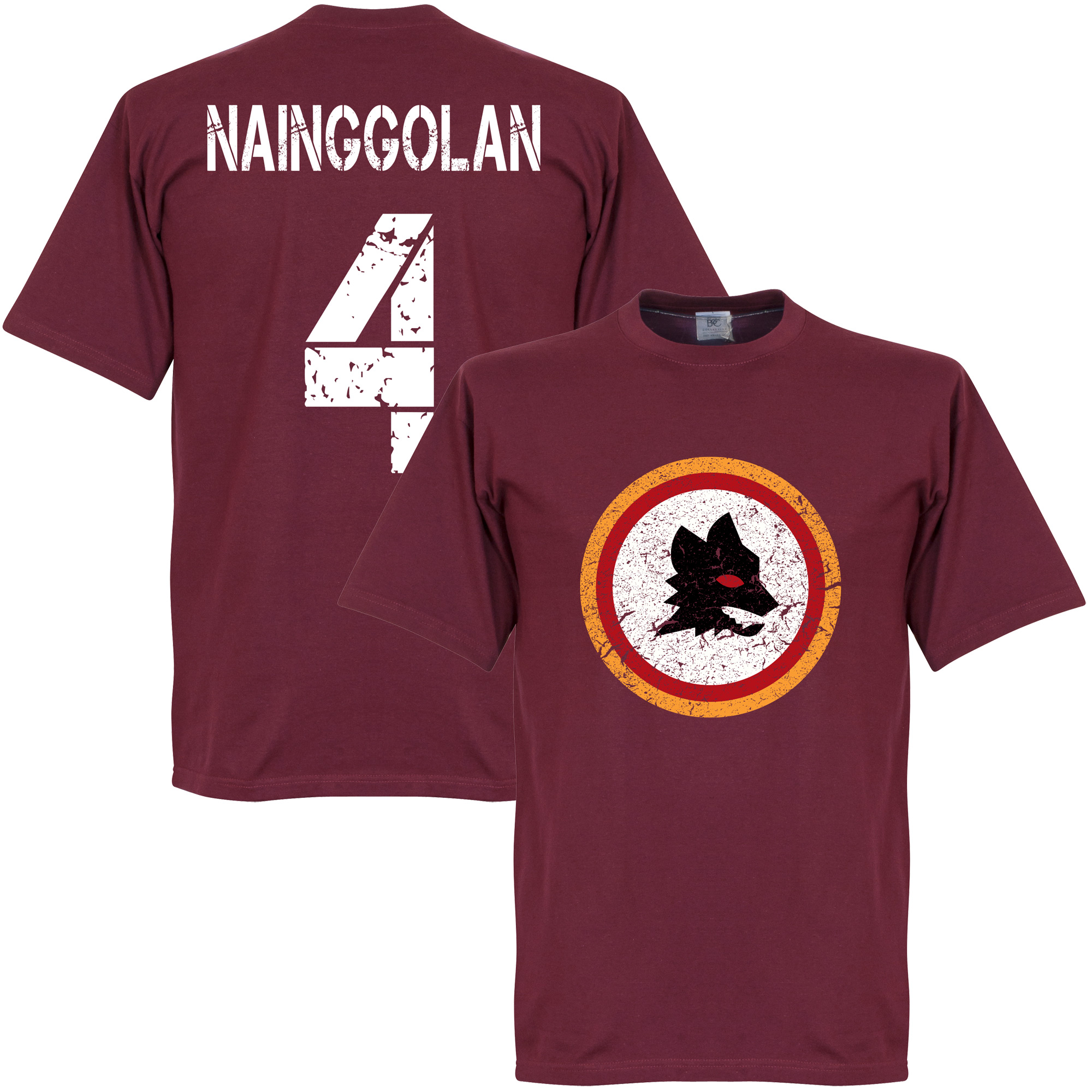Retake As Roma Retro Nainggolan 4 T Shirt retake kopen in de aanbieding Retake As Roma Retro Nainggolan 4 T Shirt retake kopen in de aanbieding
