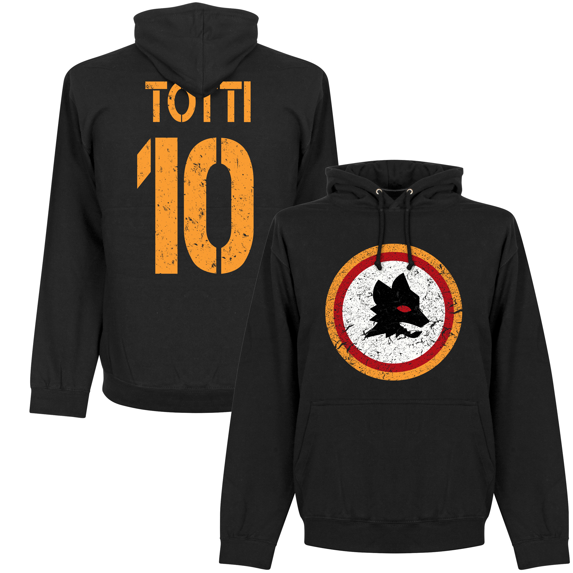 Retake As Roma Totti Retro Hooded Sweater retake kopen in de aanbieding