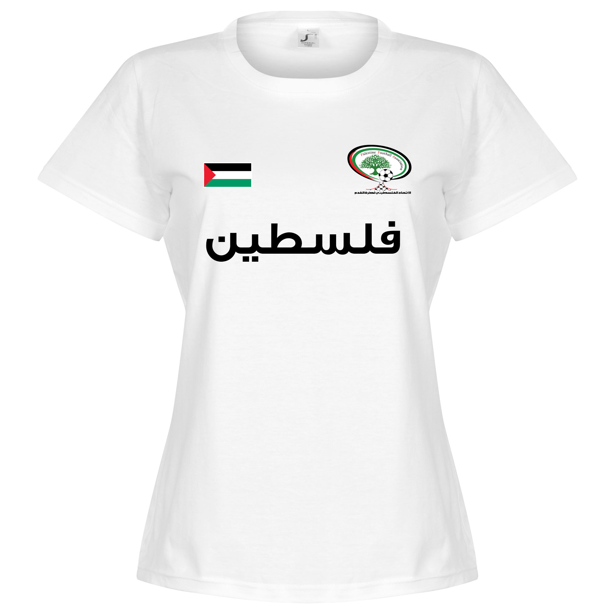 Retake Palestina Football Dames T Shirt retake kopen in de aanbieding