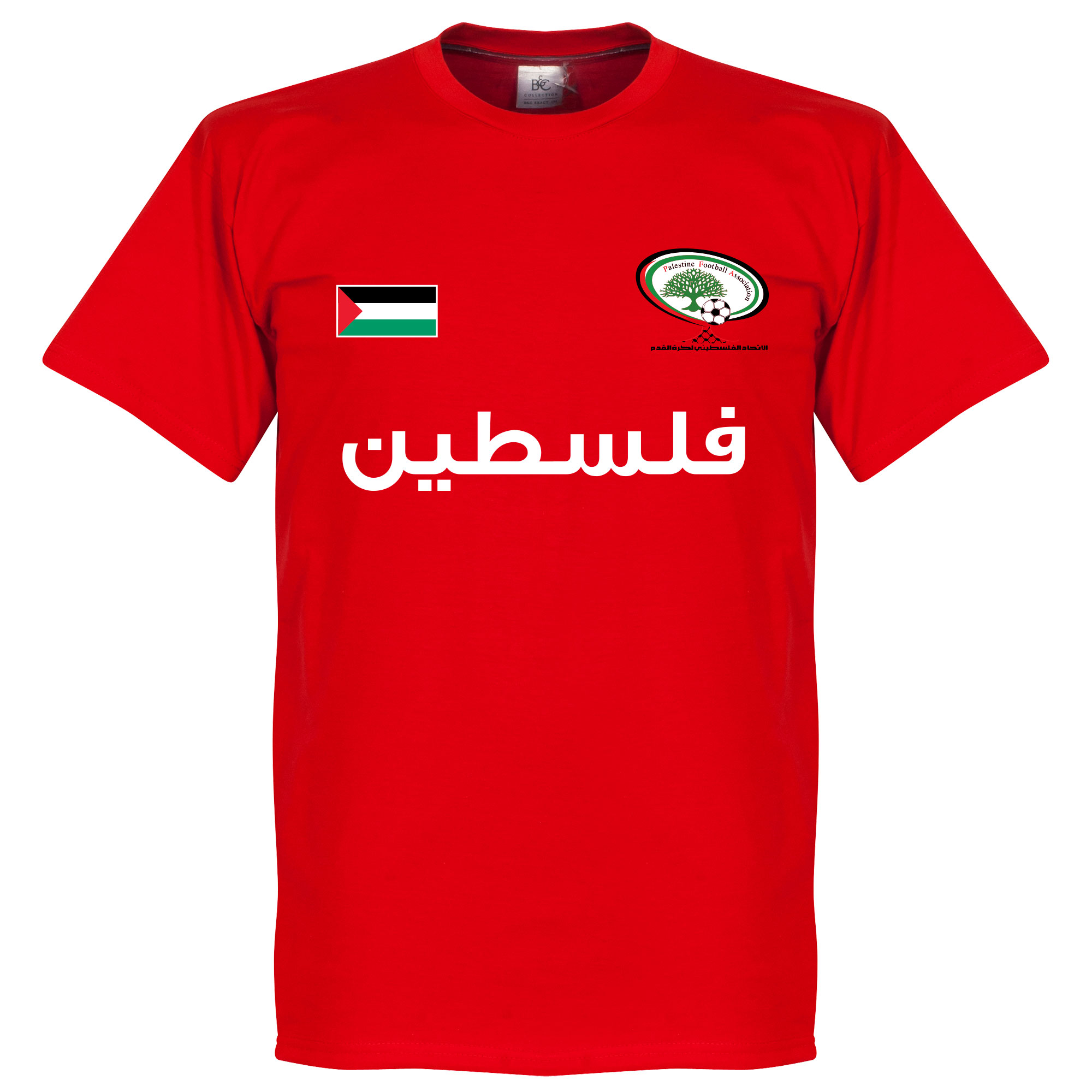 Retake Palestina Football T Shirt Rood retake kopen in de aanbieding