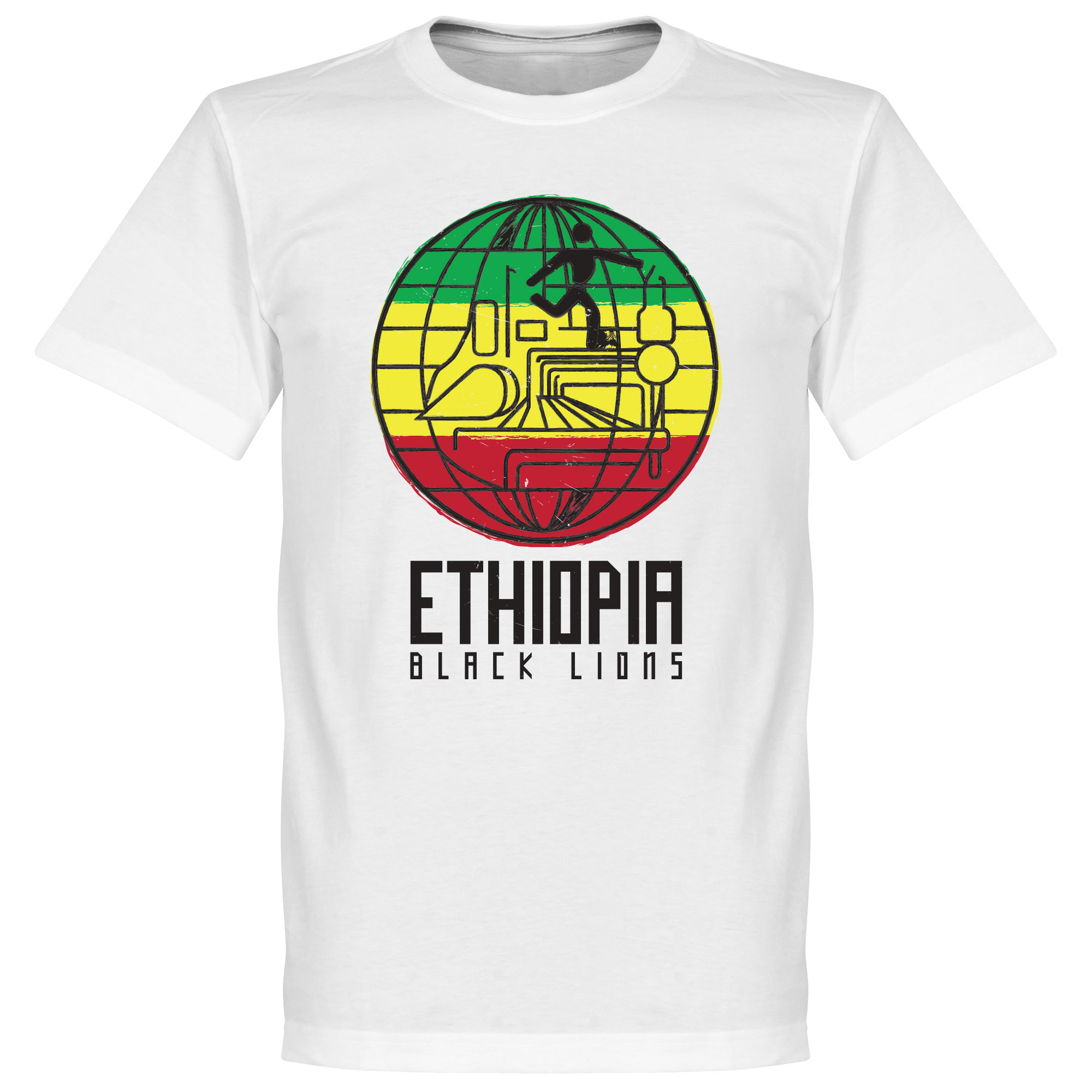 Ethiopië Black Lions T-shirt XXXL