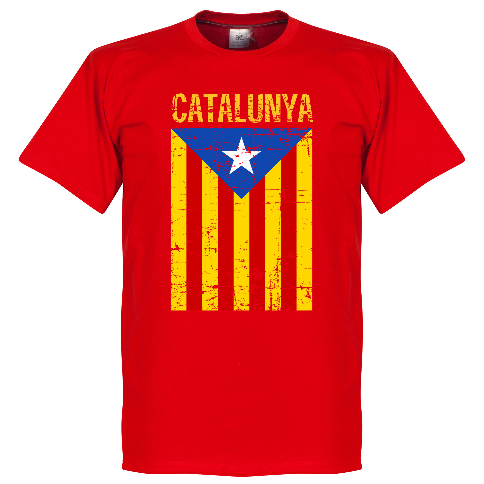 Retake Catalonie Vintage T Shirt Rood retake kopen in de aanbieding