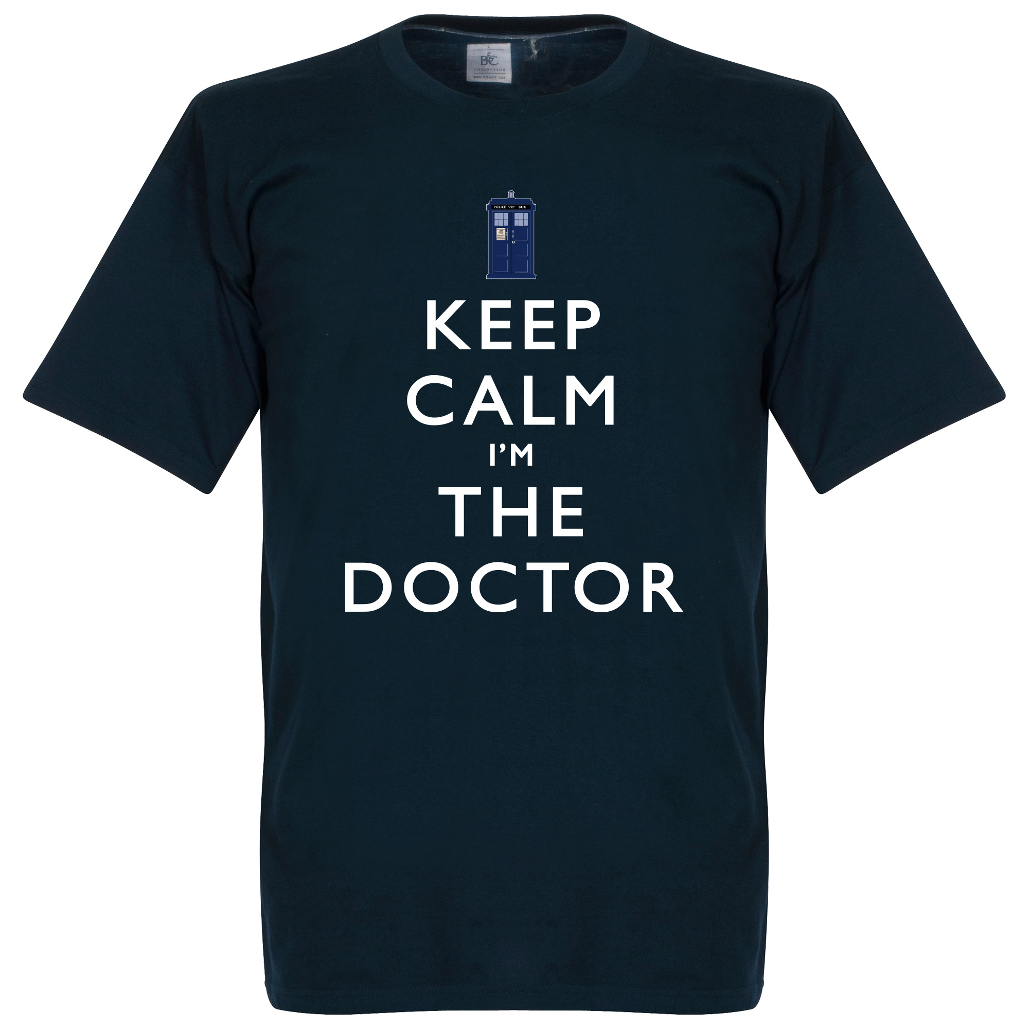Keep Calm I'm The Doctor T-Shirt - Navy - Kinderen