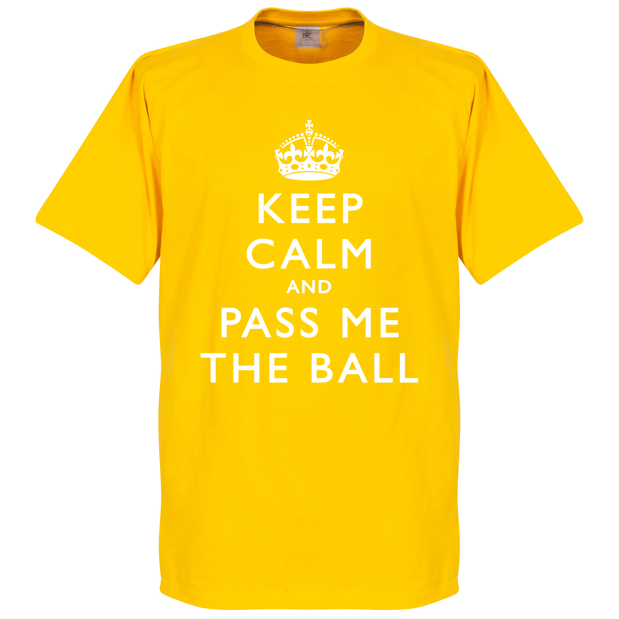 Retake Keep Calm And Pass The Ball T Shirt retake kopen in de aanbieding
