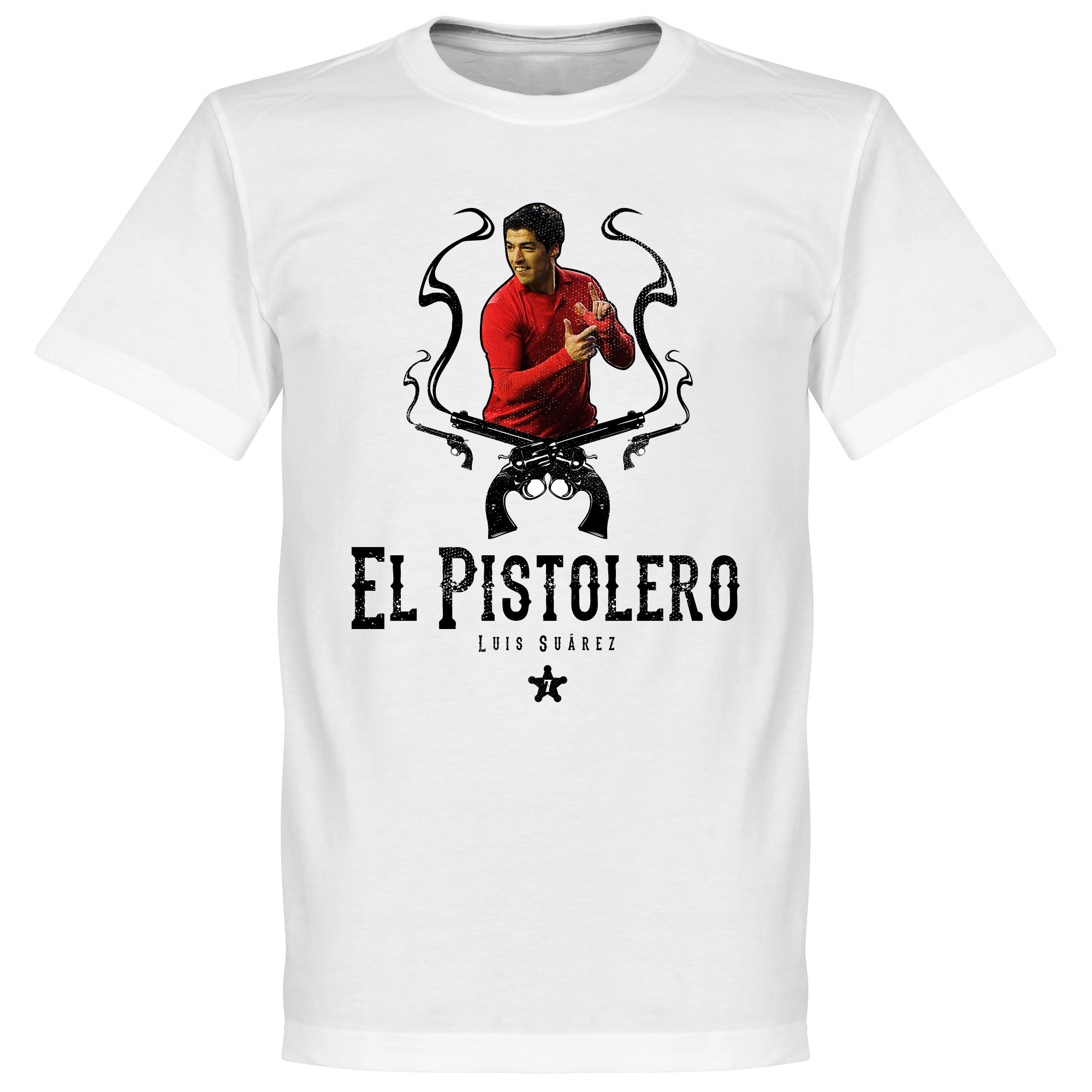 Retake El Pistolero Luis Suarez Liverpool T Shirt Juniorjongens retake kopen in de aanbieding
