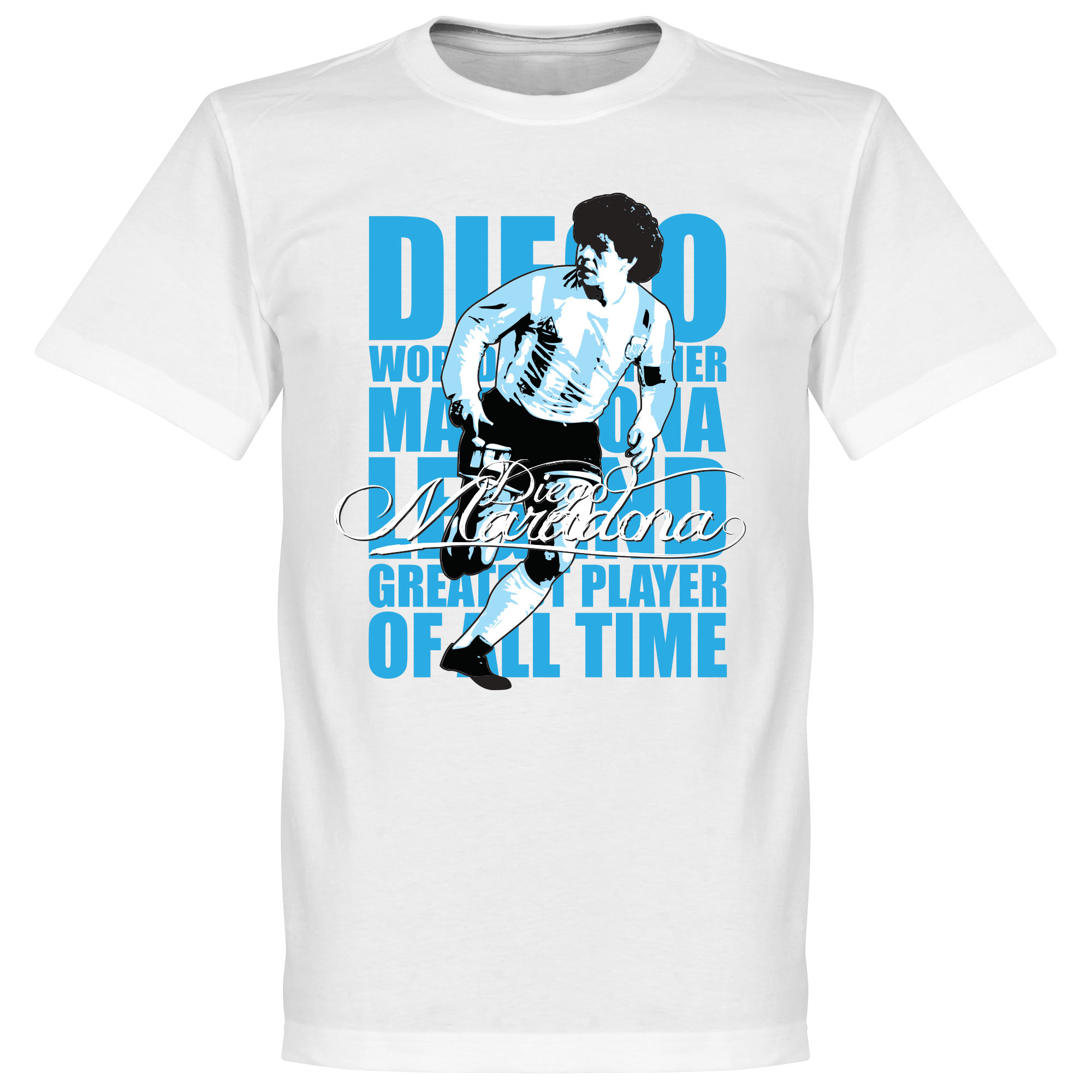 Maradona Legend T-Shirt - Wit - Kinderen - 12