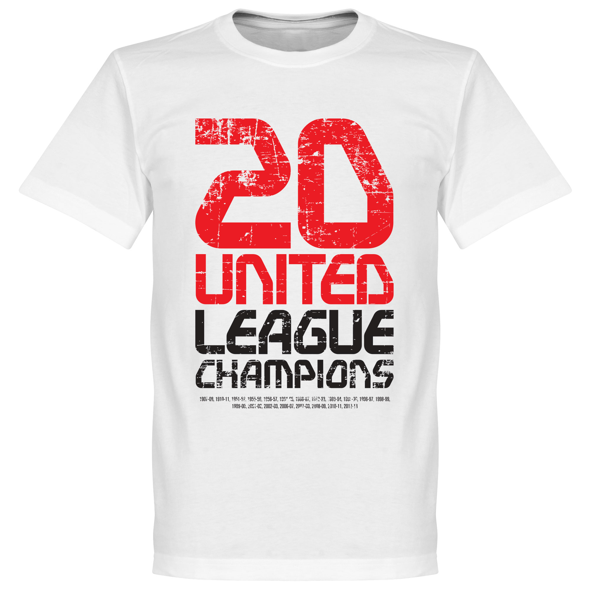 Manchester United 20 League Champions T-Shirt XS