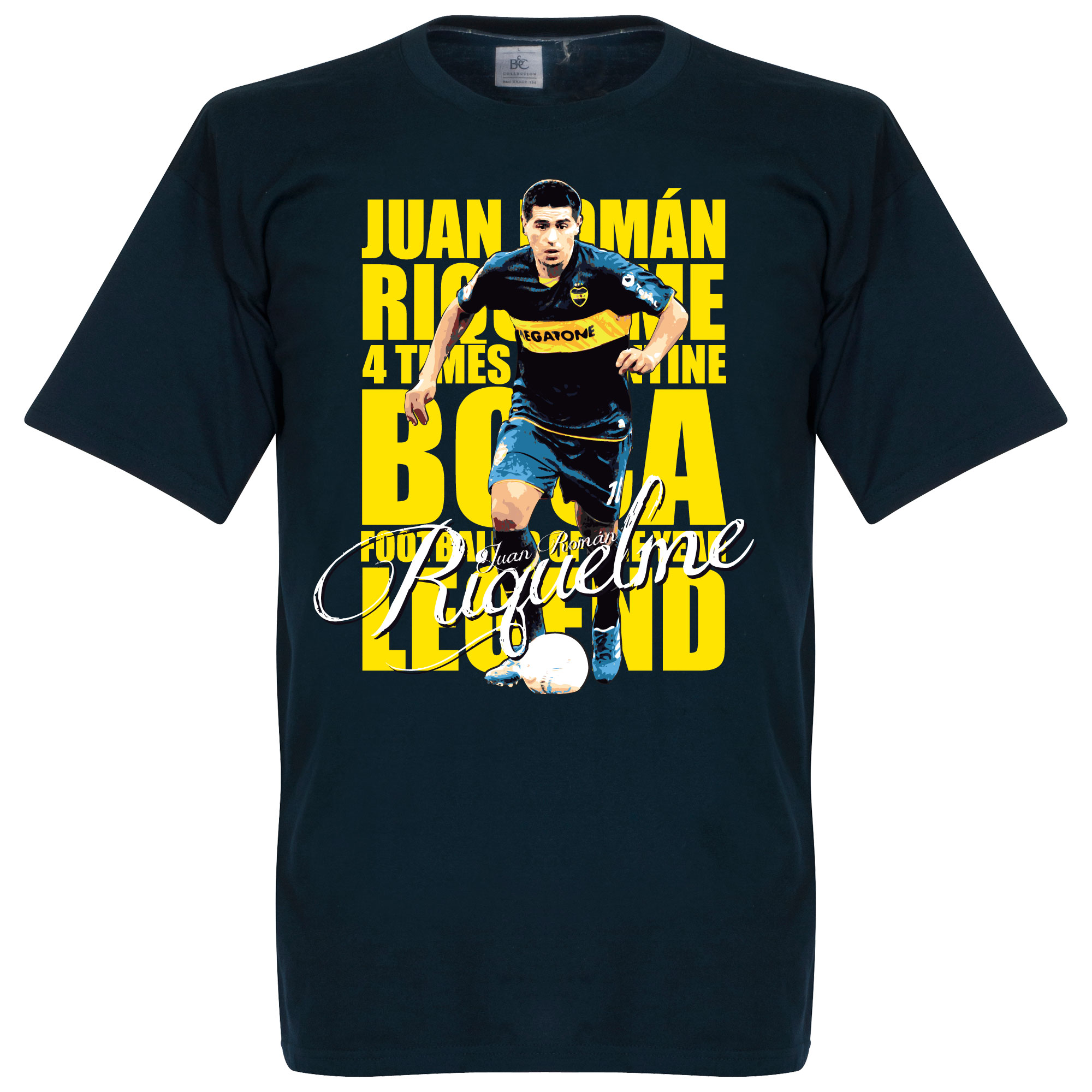 Retake Roman Riquelme Legend Boca T Shirt retake kopen in de aanbieding