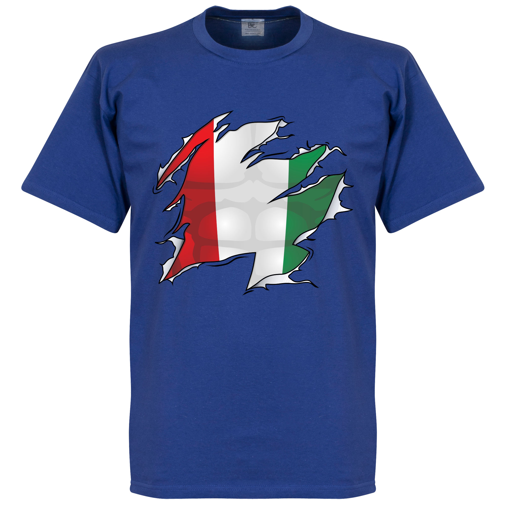 Retake Italie Ripped Flag T Shirt retake kopen in de aanbieding