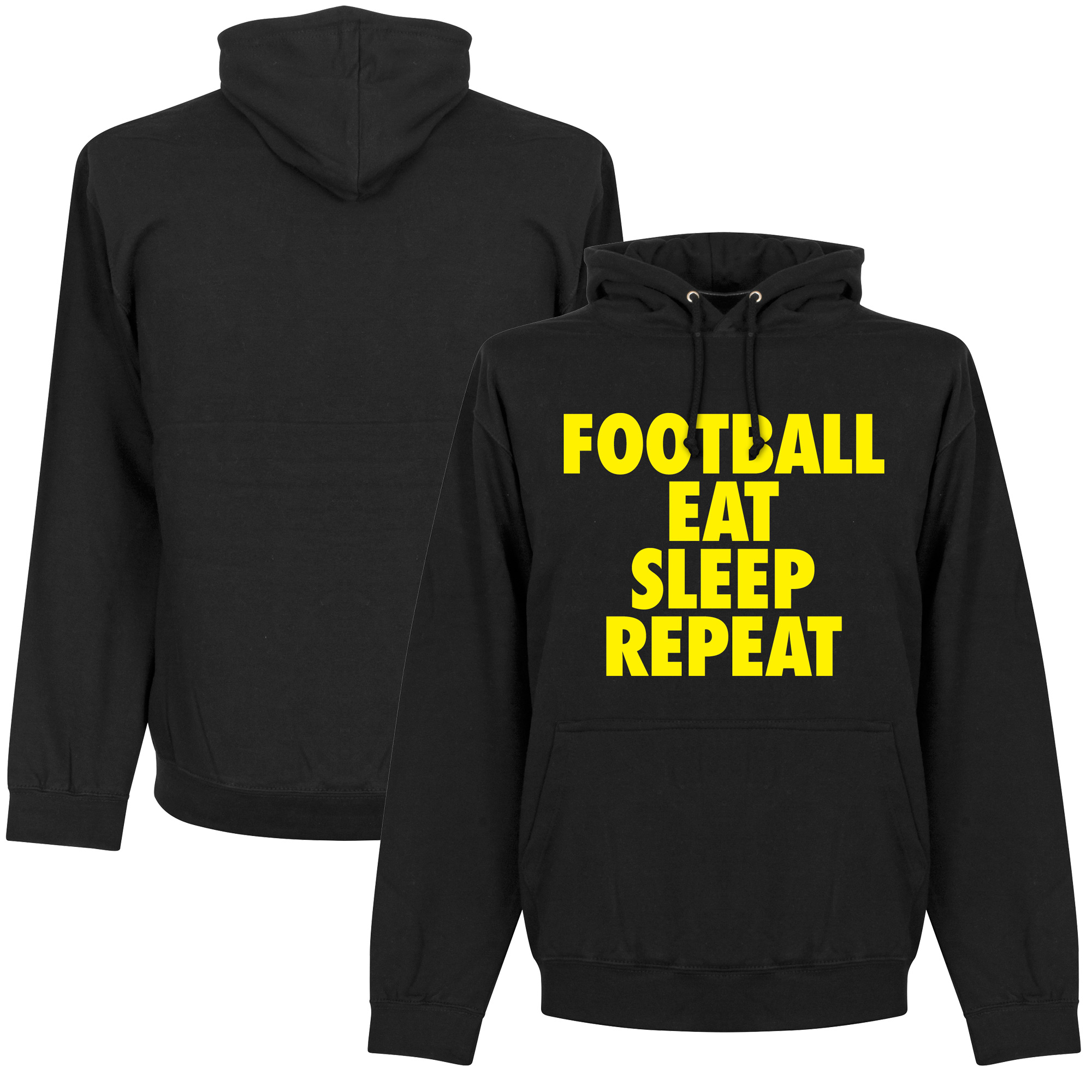 Retake Football Eat Sleep Repeat Hooded Sweater retake kopen in de aanbieding