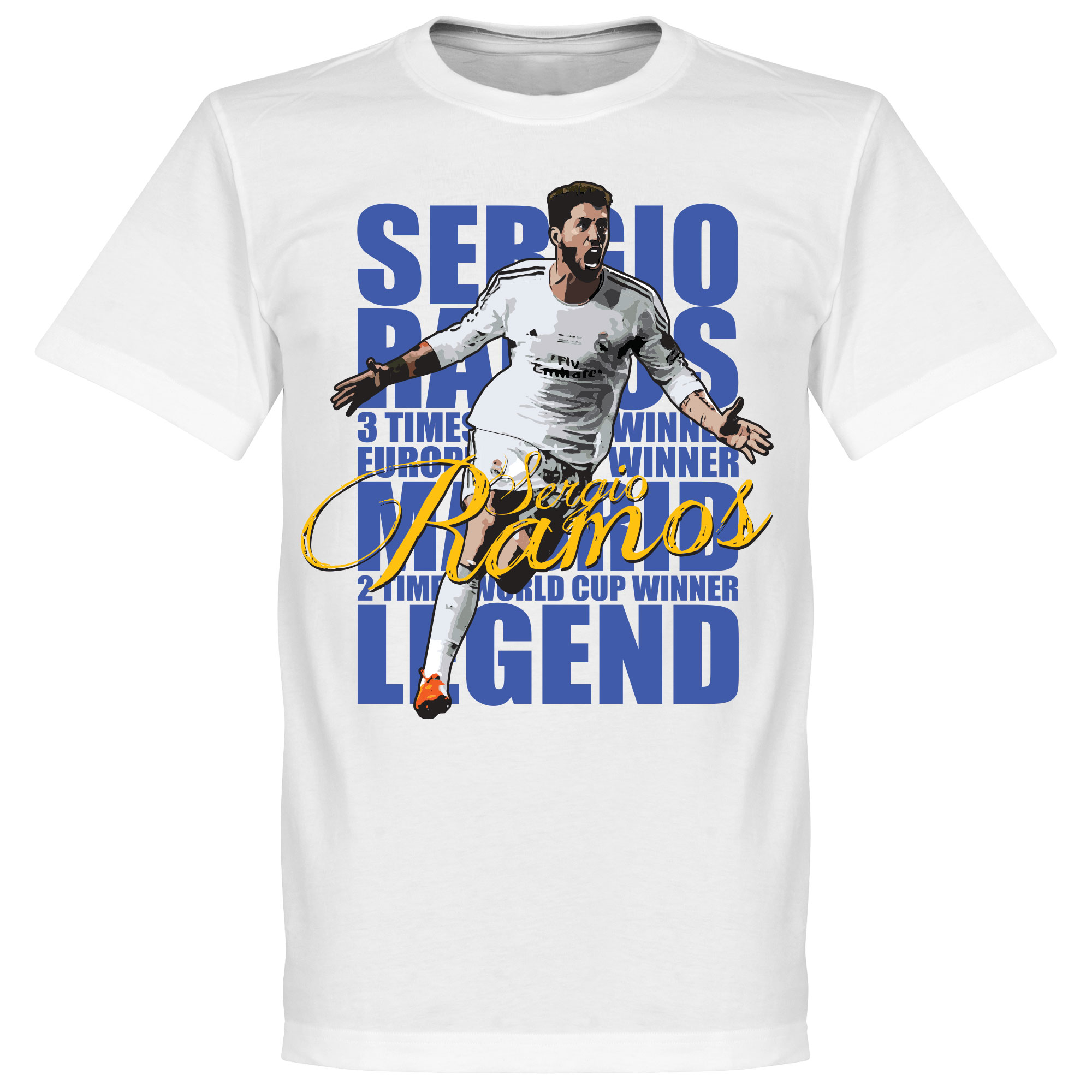 Retake Sergio Ramos Legend T Shirt retake kopen in de aanbieding Retake Sergio Ramos Legend T Shirt retake kopen in de aanbieding
