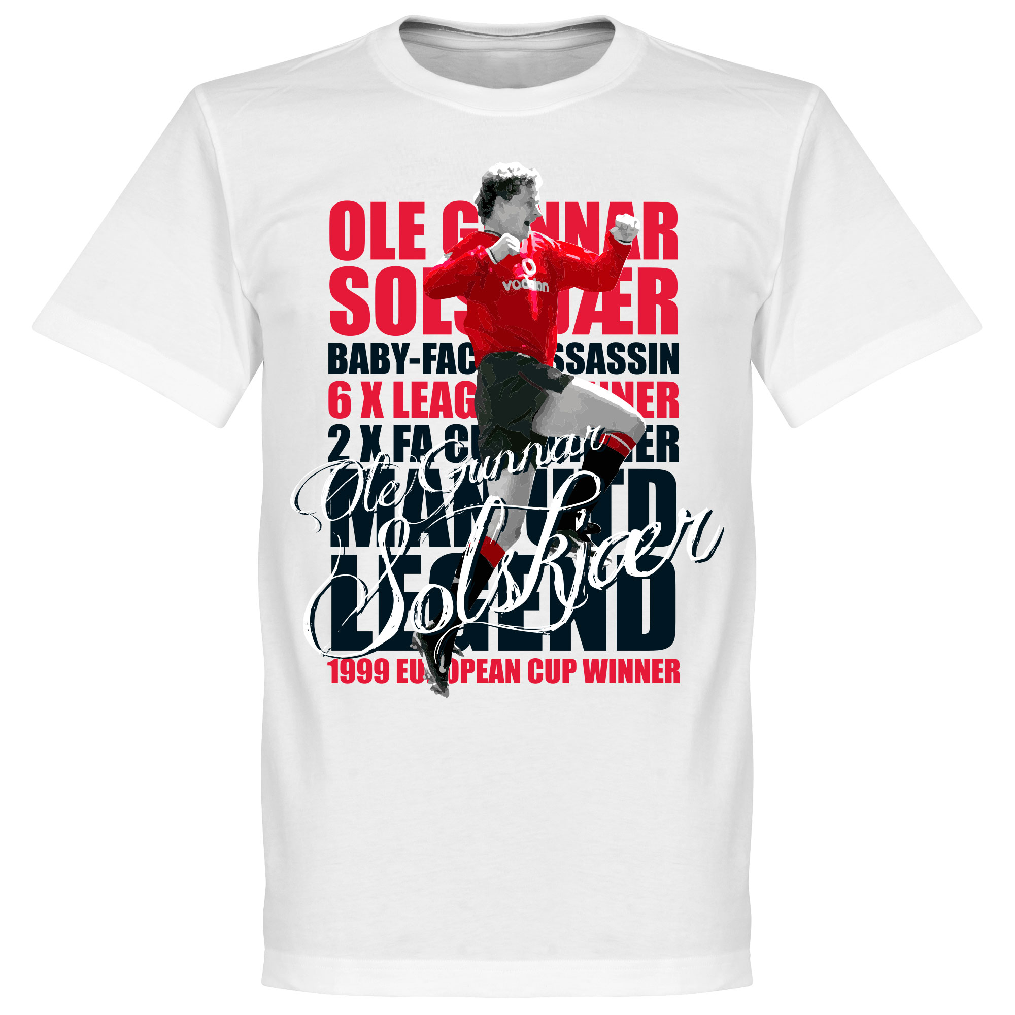 Retake Solskjaer Legend T Shirt retake kopen in de aanbieding