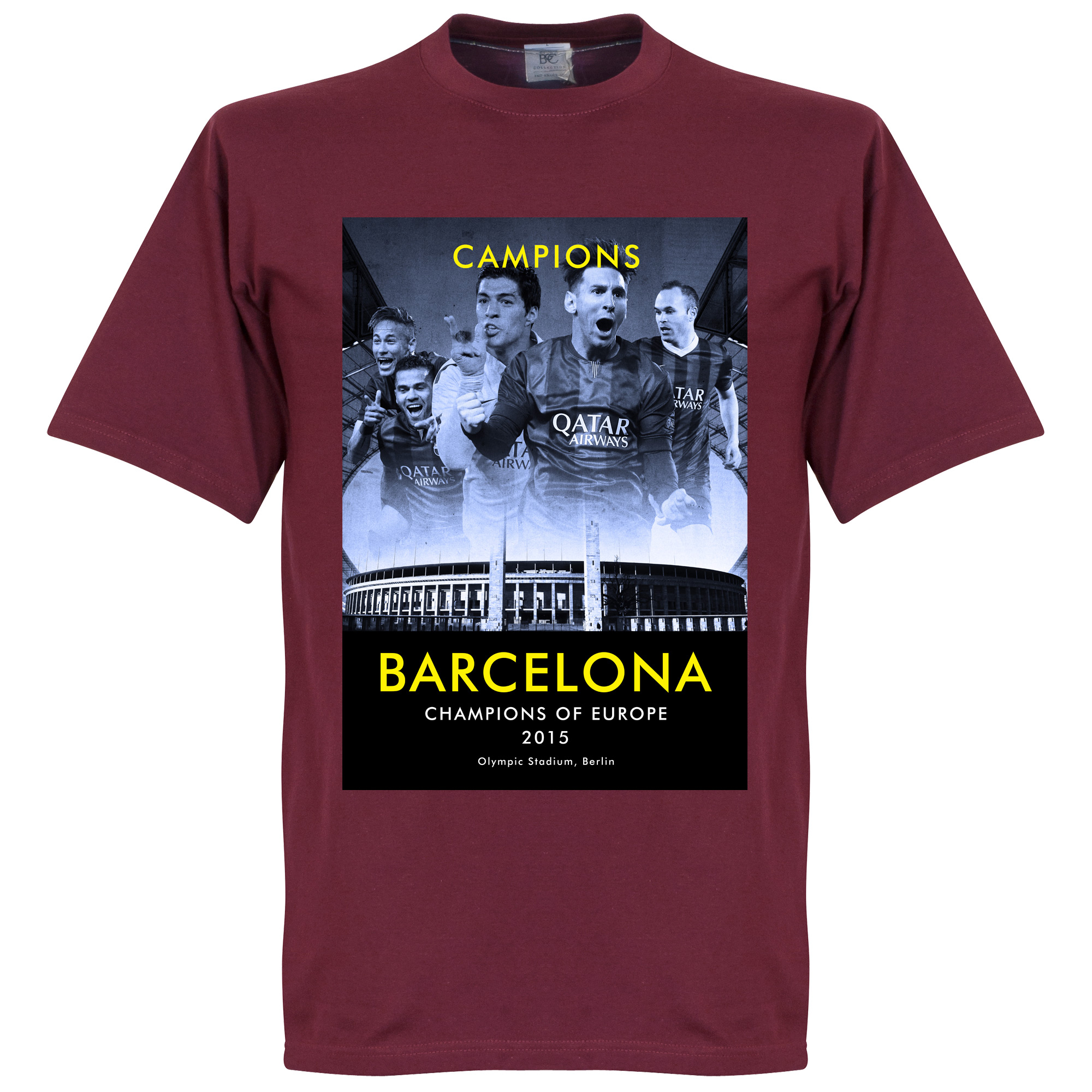 Retake Barcelona Champions League Winner T Shirt 2015 retake kopen in de aanbieding