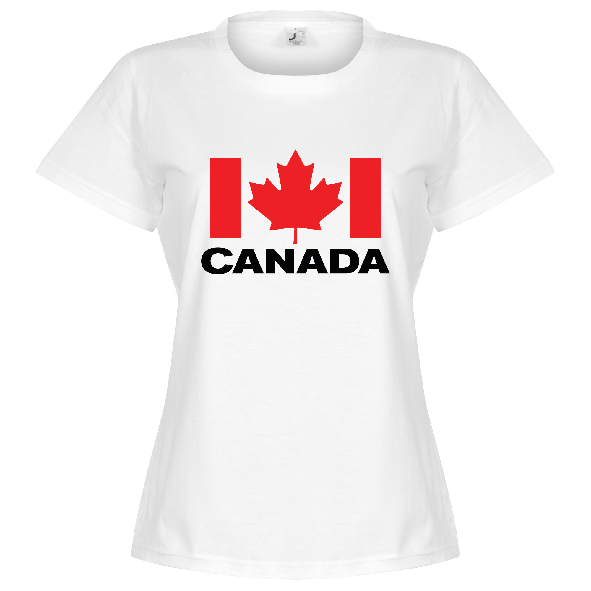 Retake Canada Team Dames T Shirt Wit retake kopen in de aanbieding
