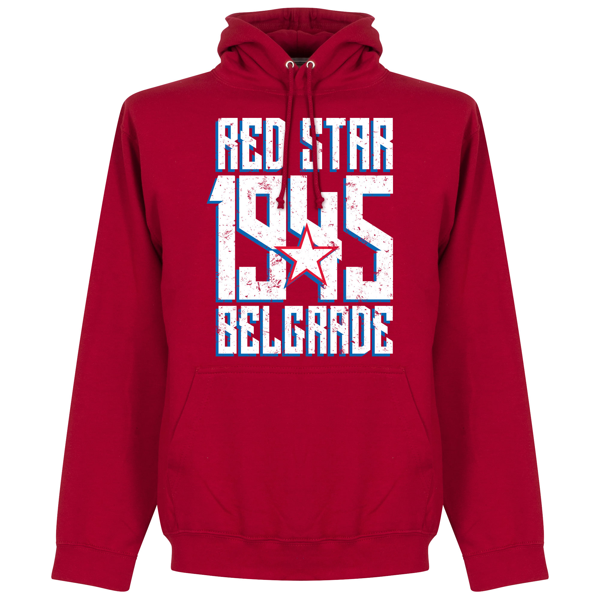 Retake Rode Ster Belgrado 1945 Hooded Sweater Rood retake kopen in de aanbieding
