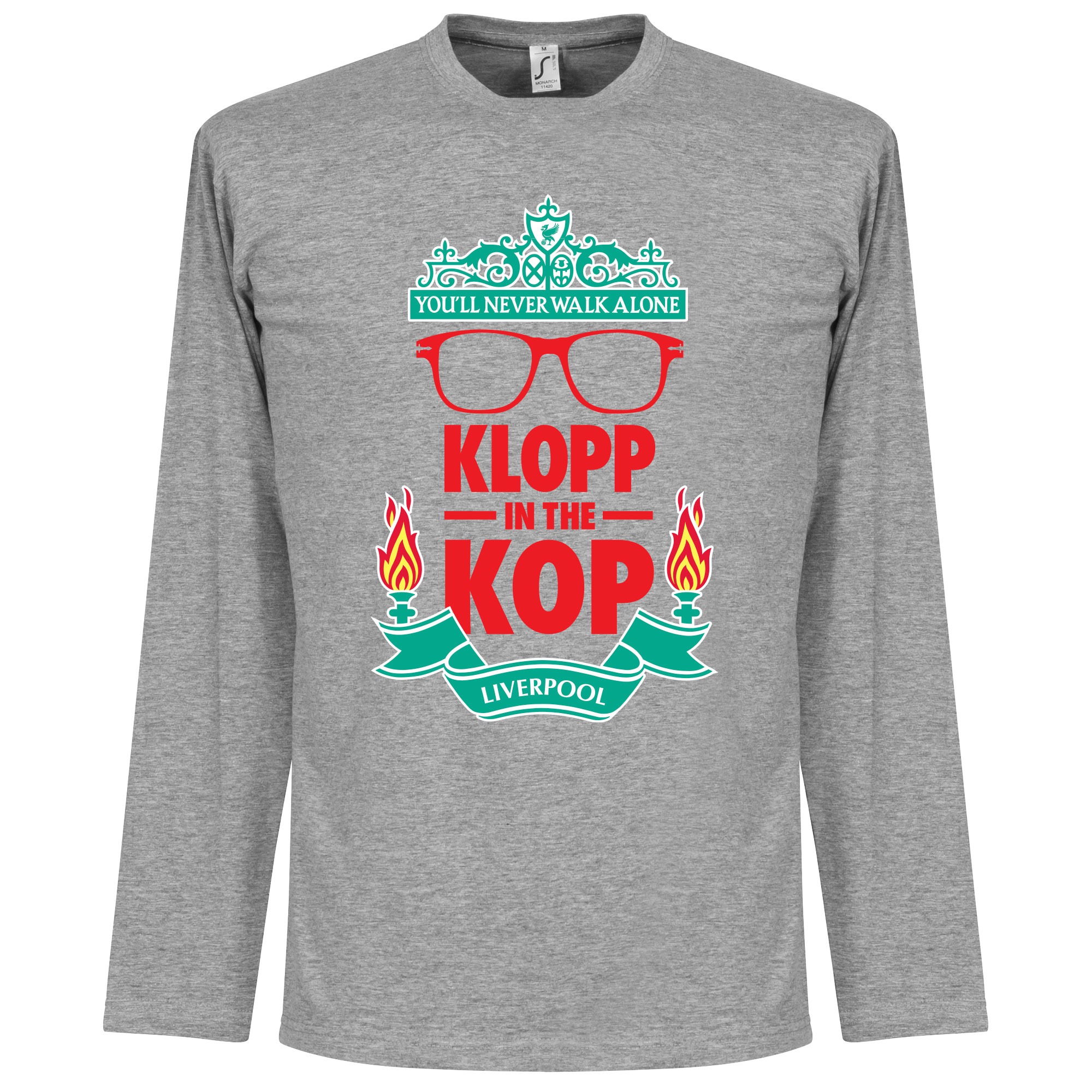 Klopp on the Kop Longsleeve T-Shirt S