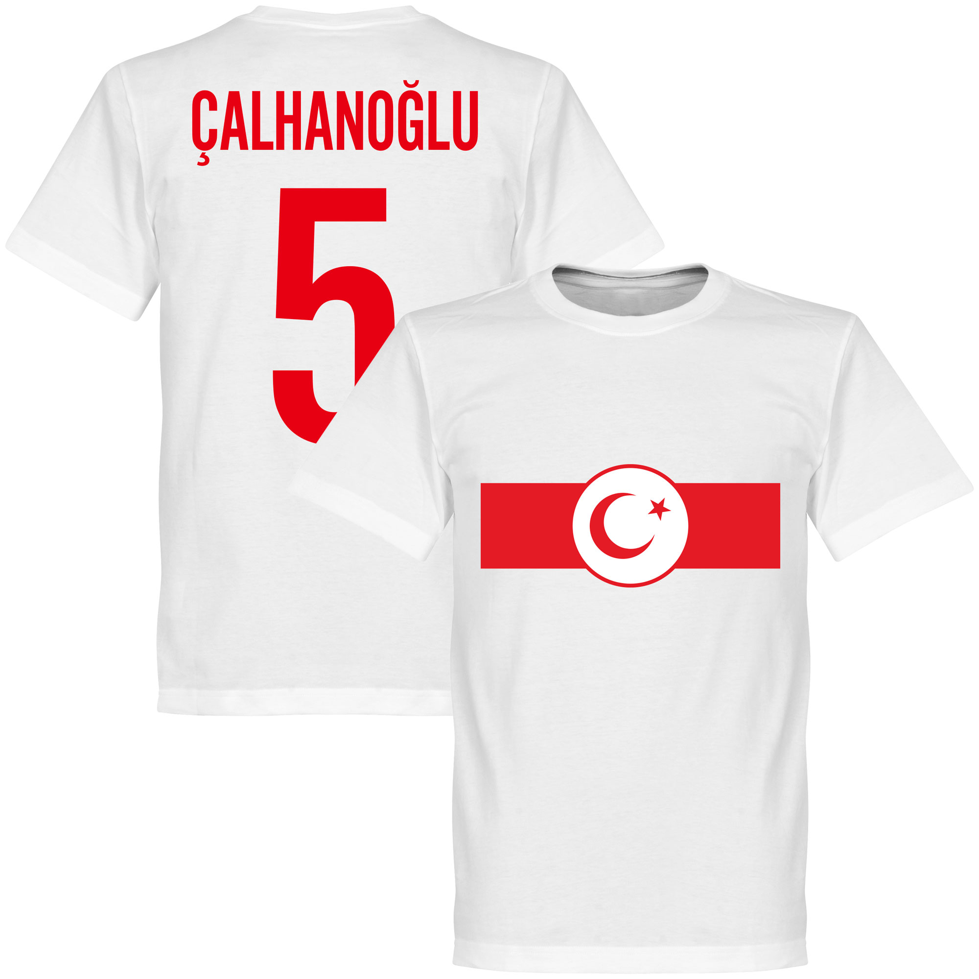 Turkije Banner Calhanoglu T-Shirt XS