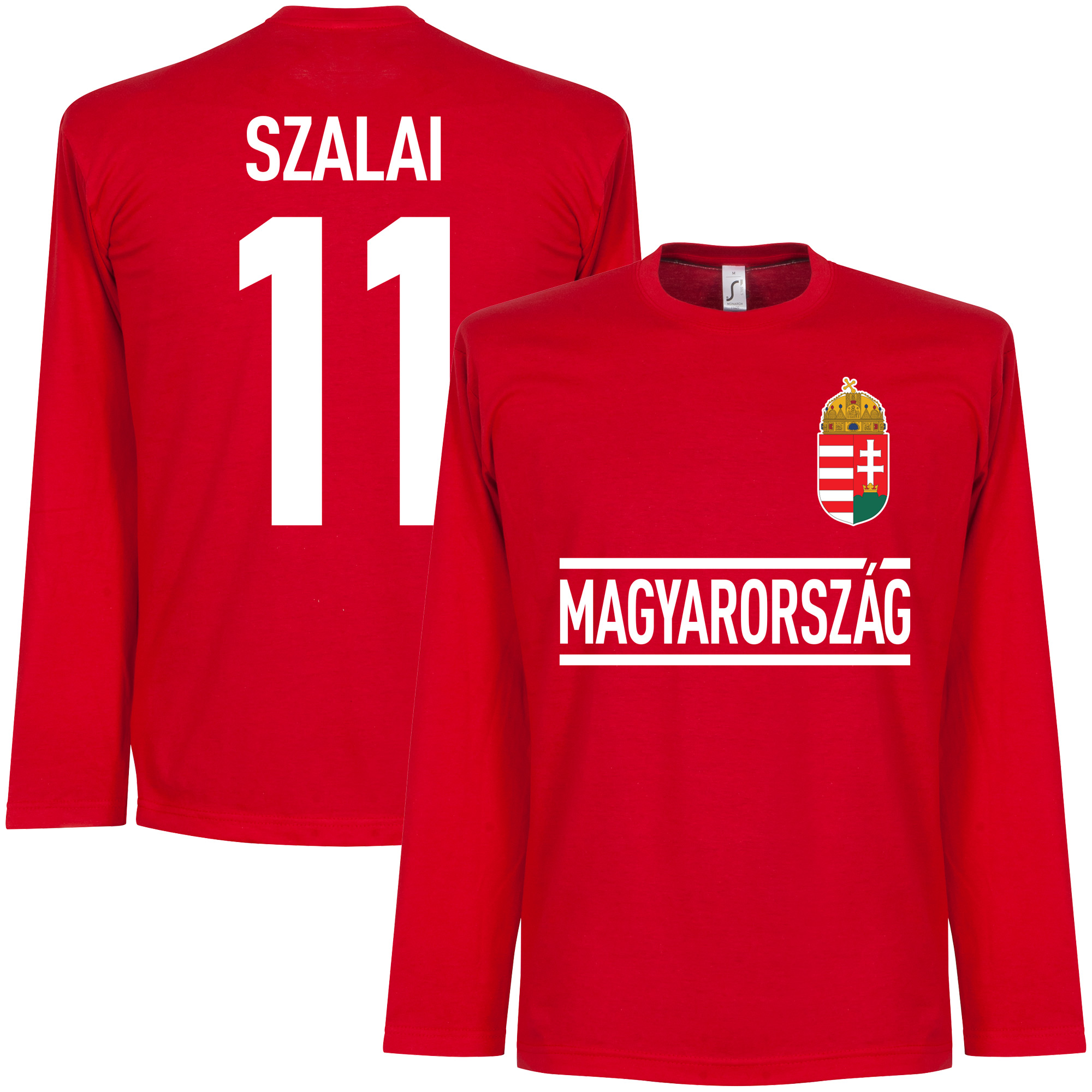 Retake Hongarije Szalai 11 Longsleeve T Shirt retake kopen in de aanbieding