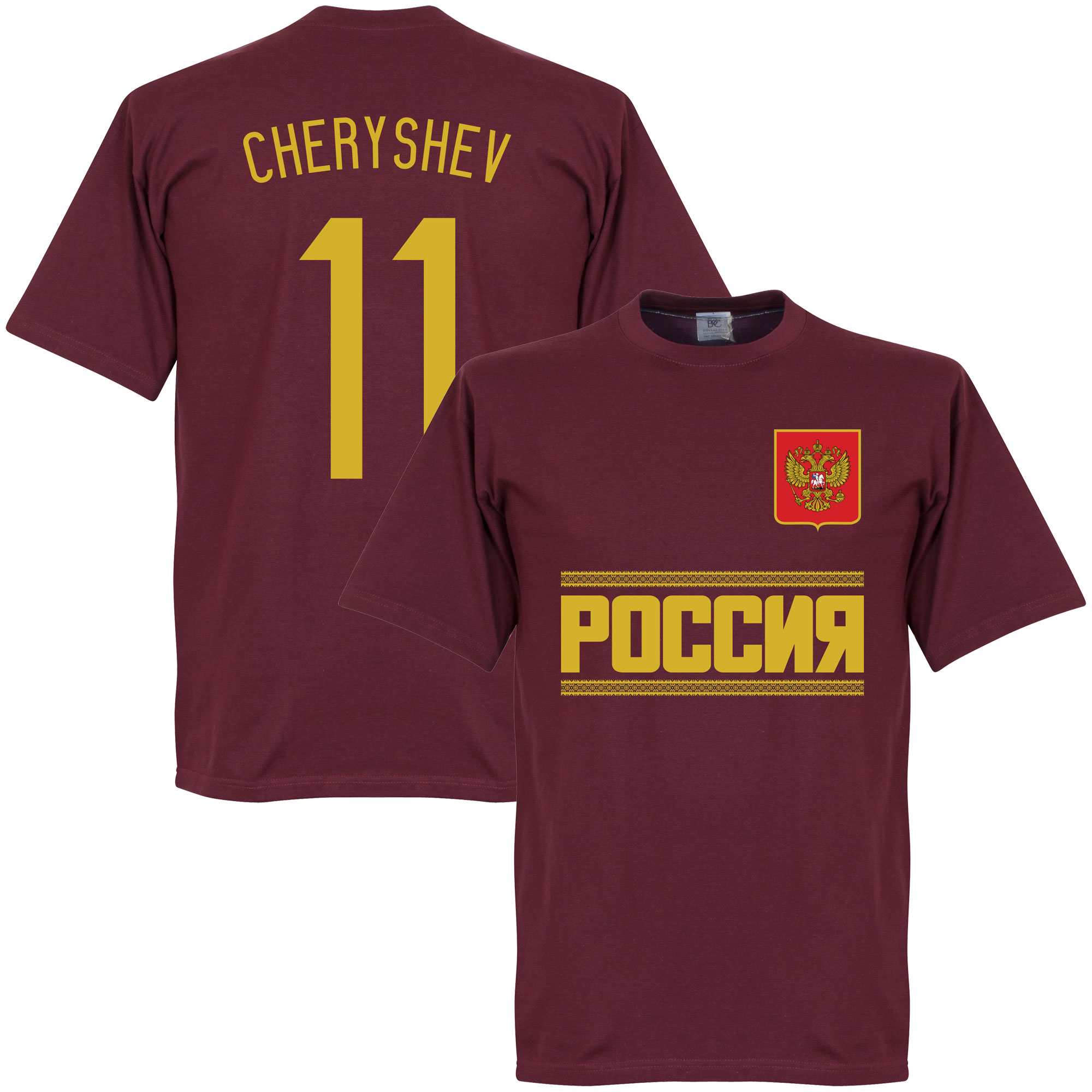 Retake Rusland Cheryshev Team T Shirt retake kopen in de aanbieding