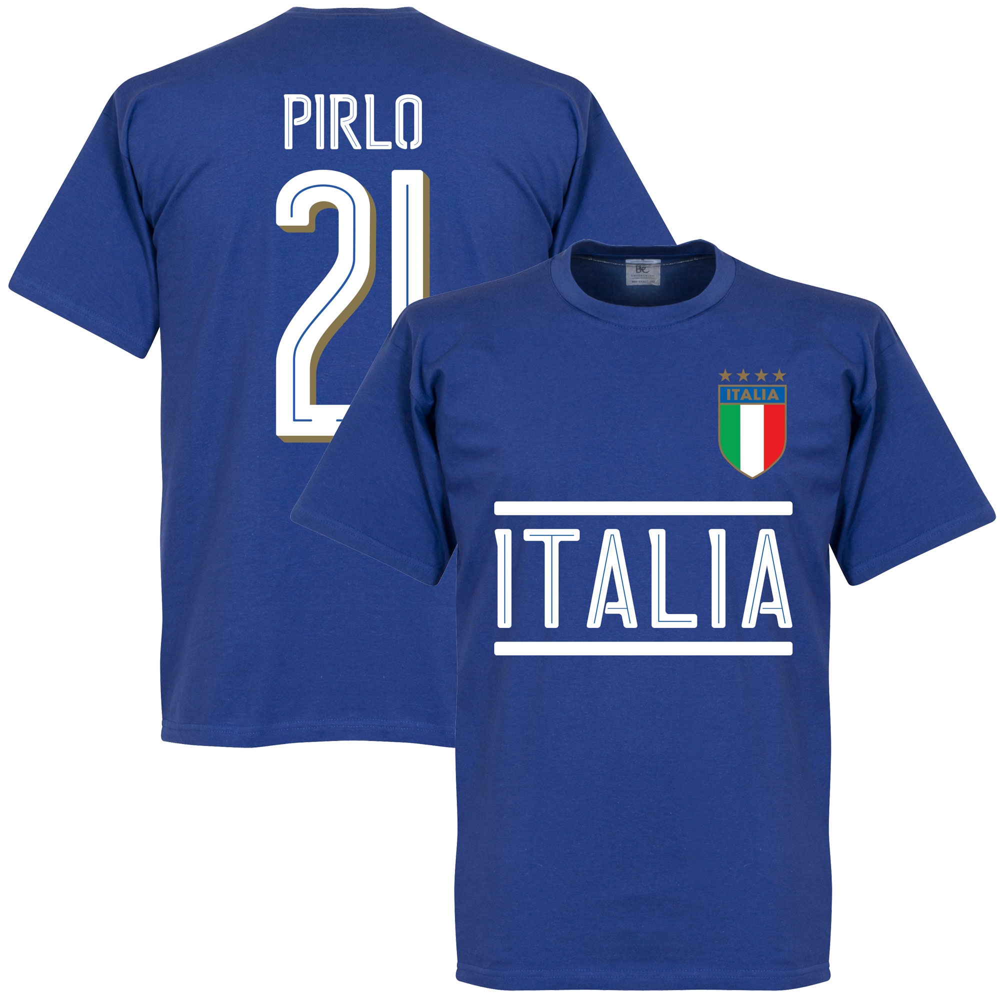 Retake Italie Pirlo Team T Shirt retake kopen in de aanbieding