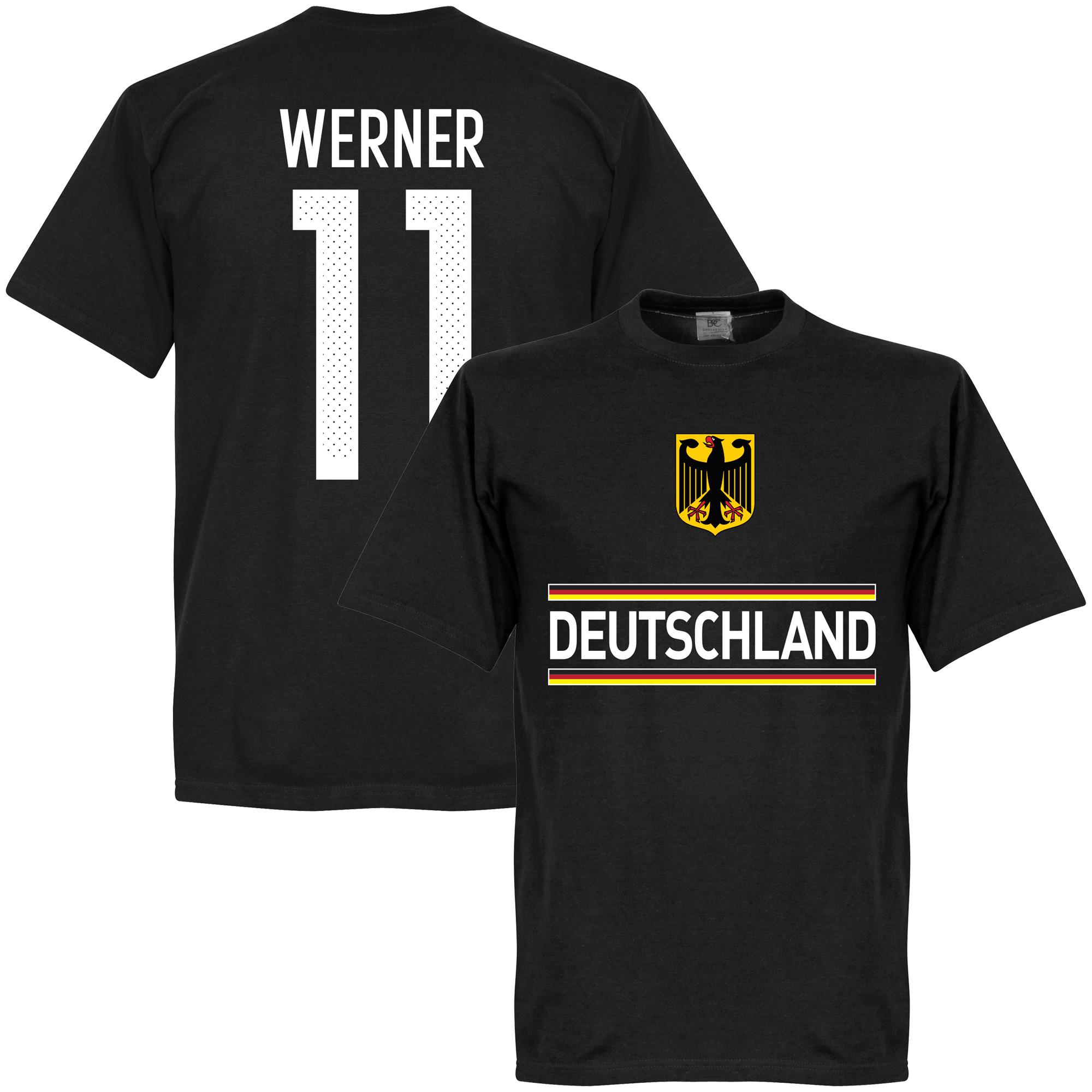 Retake Duitsland Werner Team T Shirt retake kopen in de aanbieding