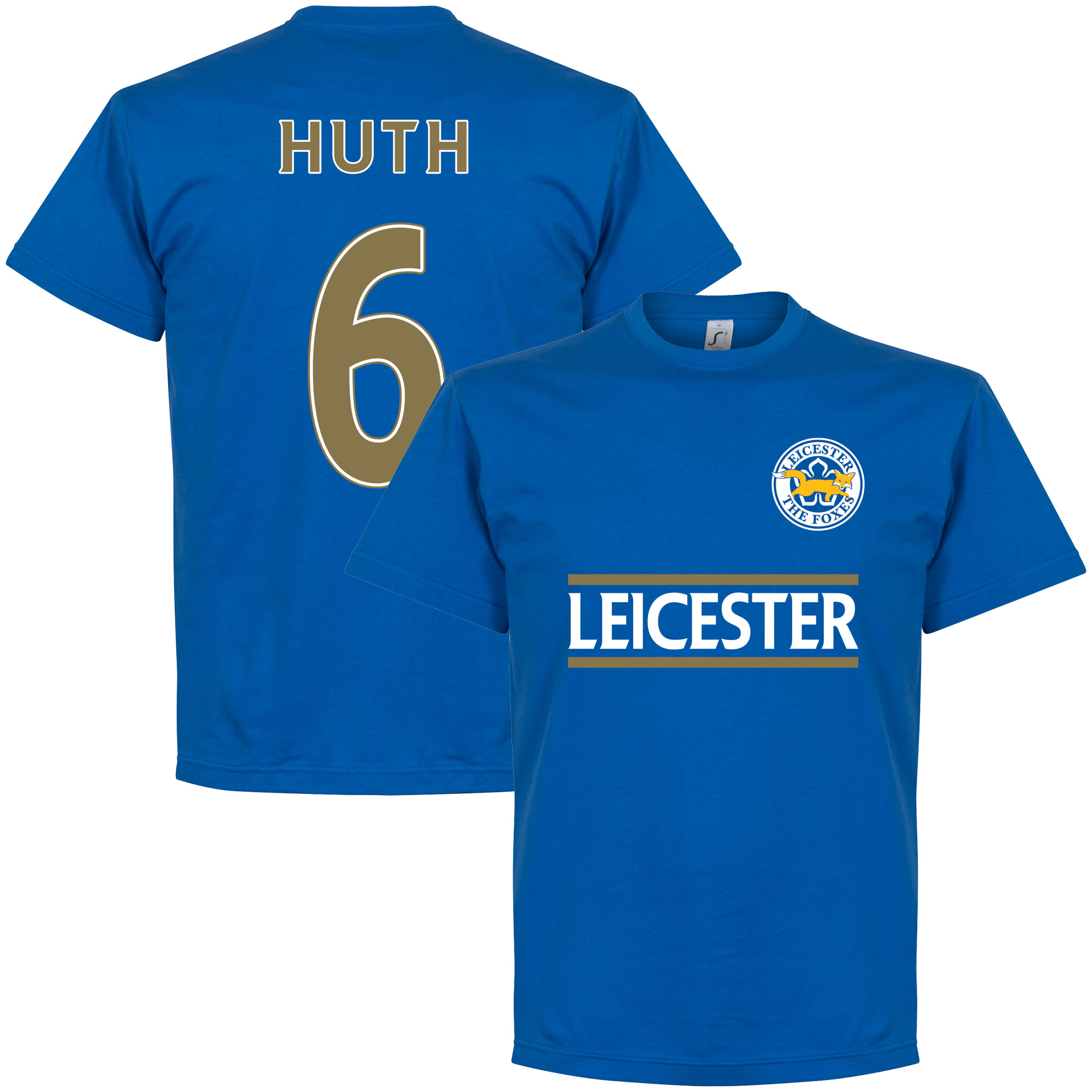 Retake Leicester City Huth Team T Shirt retake kopen in de aanbieding