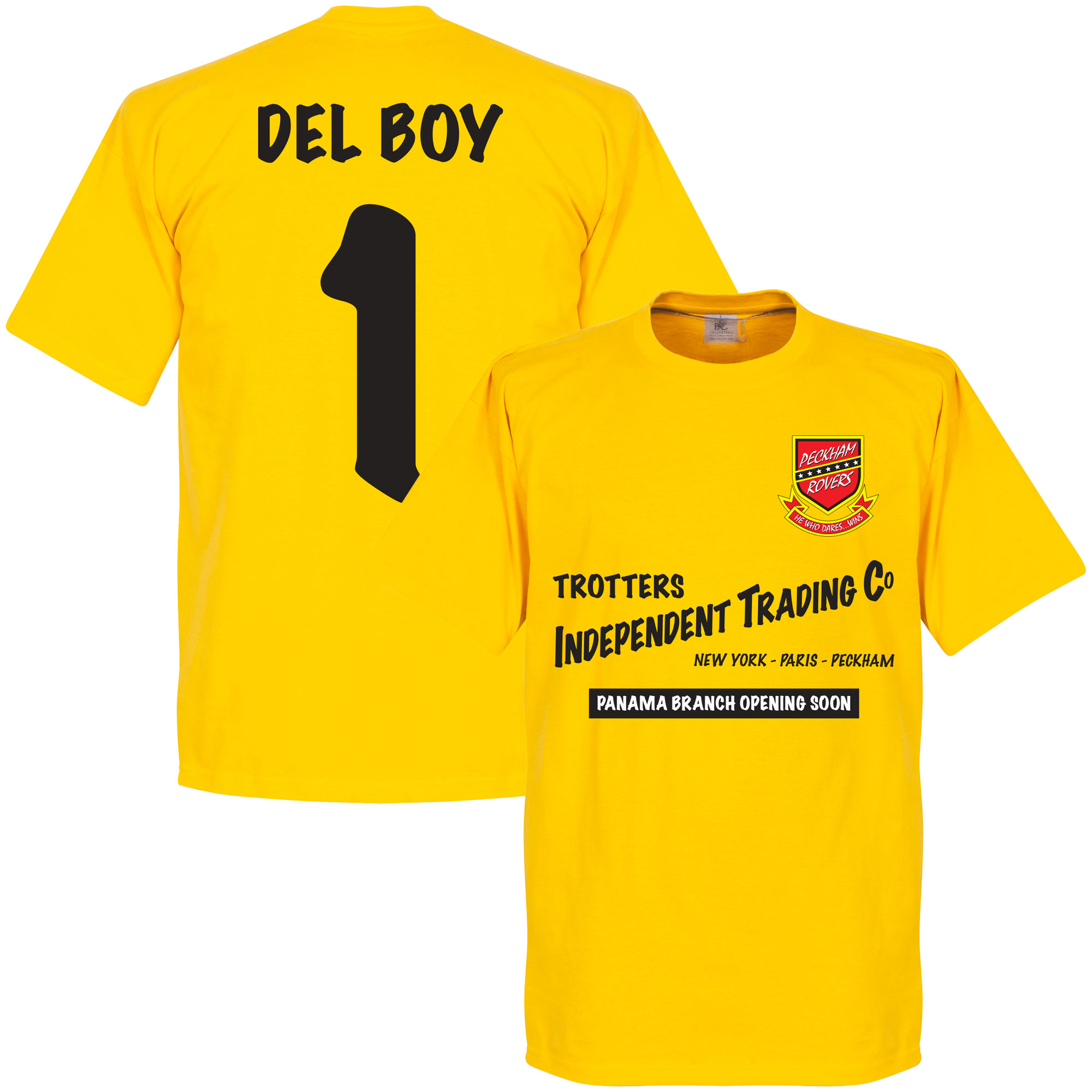 Retake Peckham Rovers Panama Independent Trading T Shirt Del Boy 1 retake kopen in de aanbieding