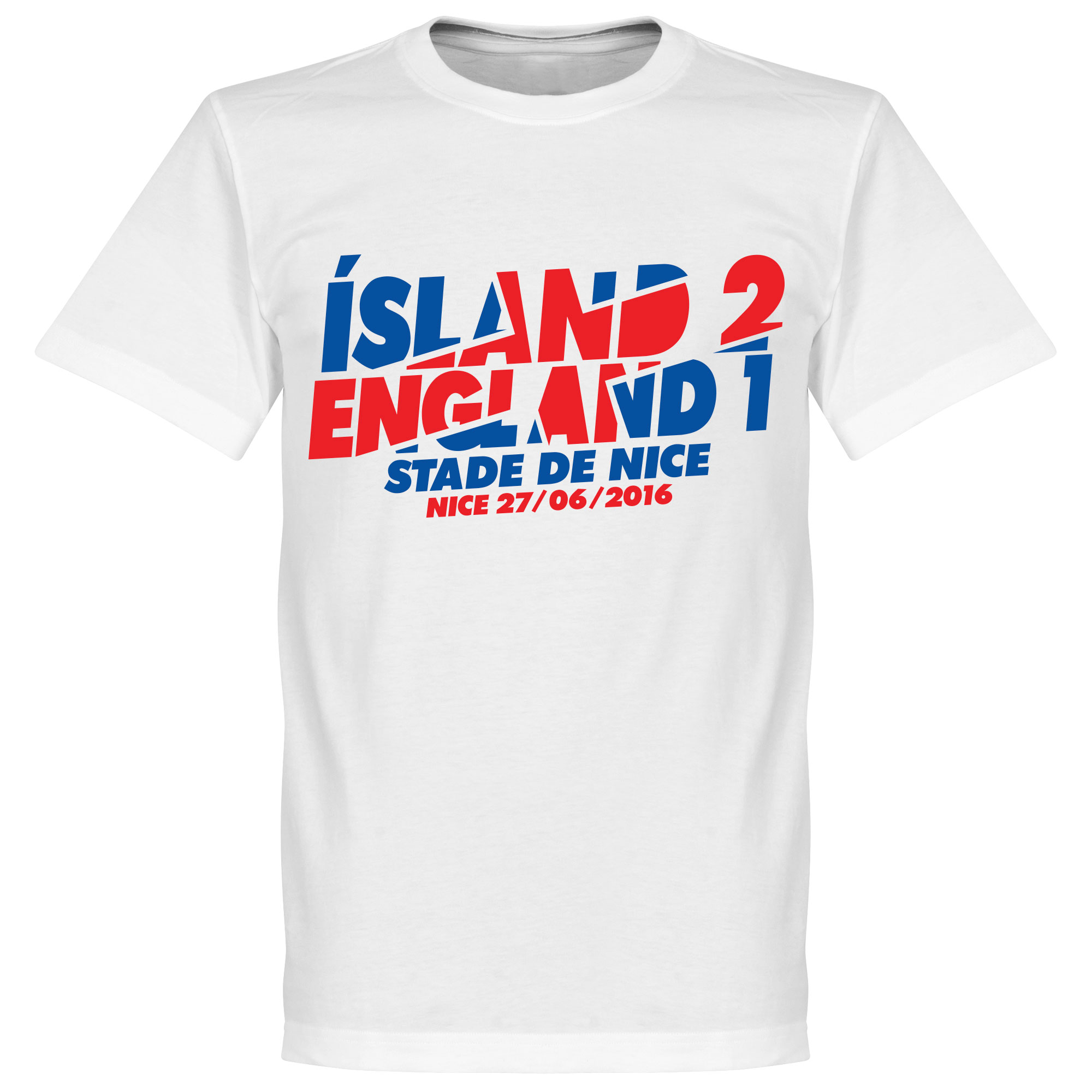Ijsland Engeland 2-1 Victory T-Shirt XS