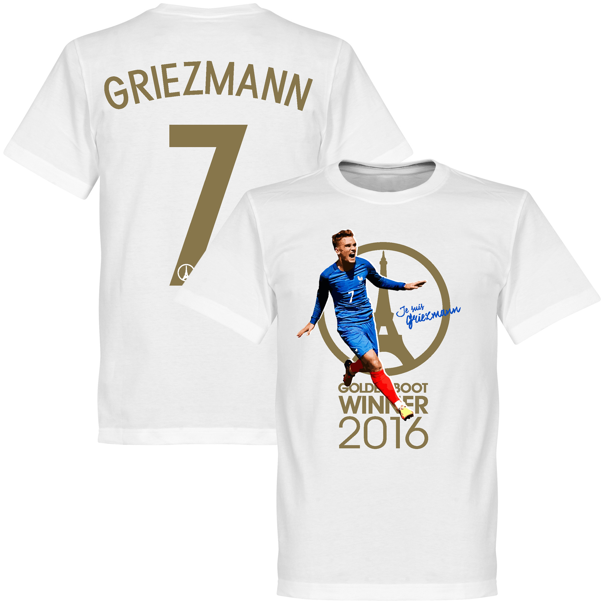 Retake Je Suis Griezmann Golden Boot Euro 2016 T Shirt Kids retake kopen in de aanbieding