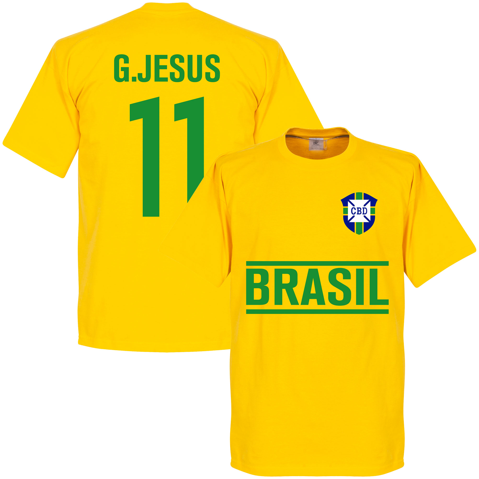 Retake Brazilie G Jesus Team T Shirt retake kopen in de aanbieding
