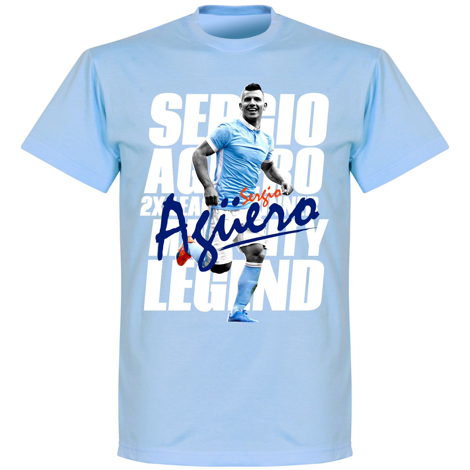 Retake Sergio Aguero Legend T Shirt retake kopen in de aanbieding Retake Sergio Aguero Legend T Shirt retake kopen in de aanbieding