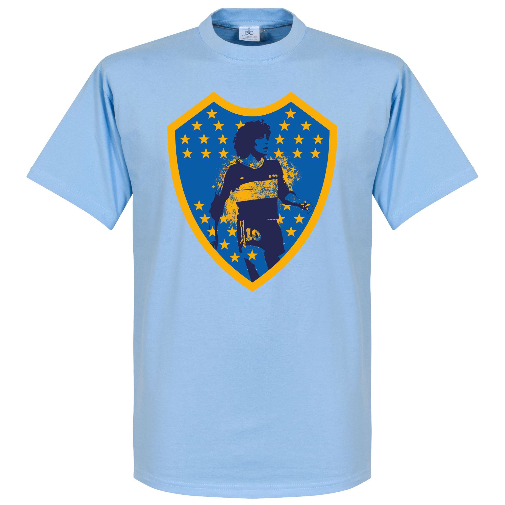 Retake Maradona Boca Juniors Logo T Shirt retake kopen in de aanbieding
