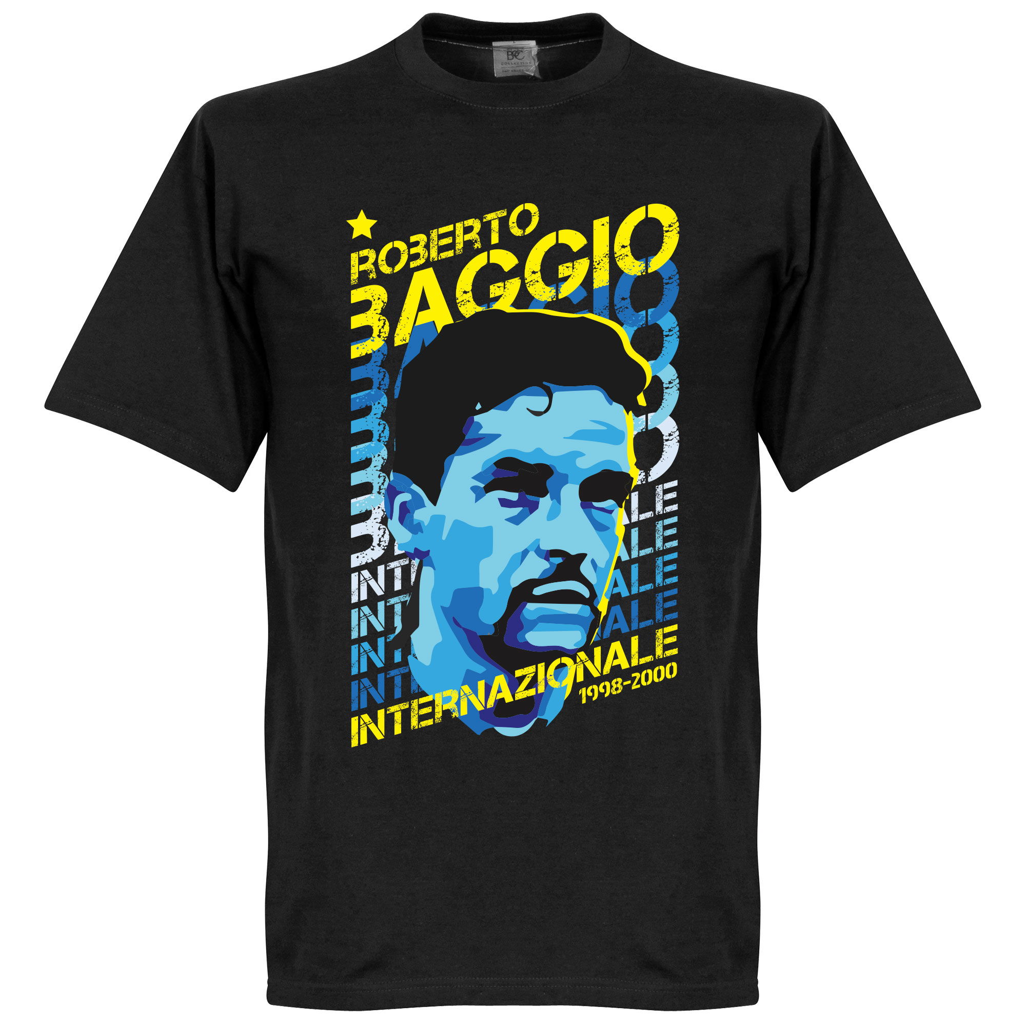 Retake Baggio Internazionale Portrait T Shirt retake kopen in de aanbieding