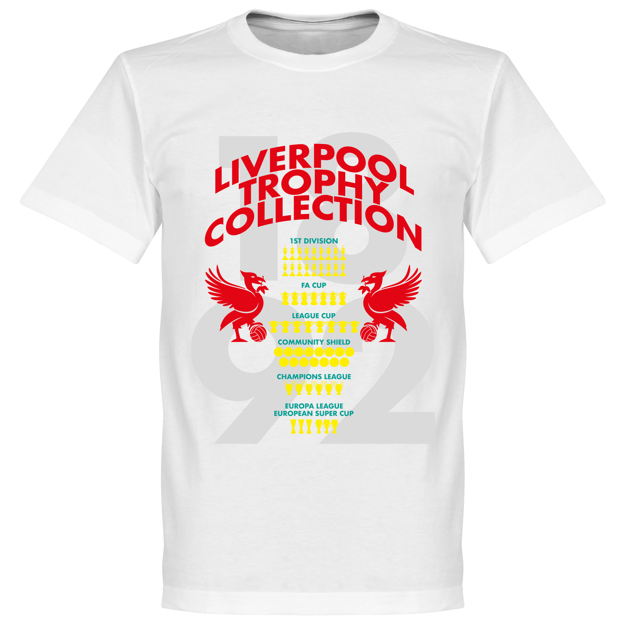 Retake Liverpool Trophy Collection T Shirt Wit Kinderen retake kopen in de aanbieding