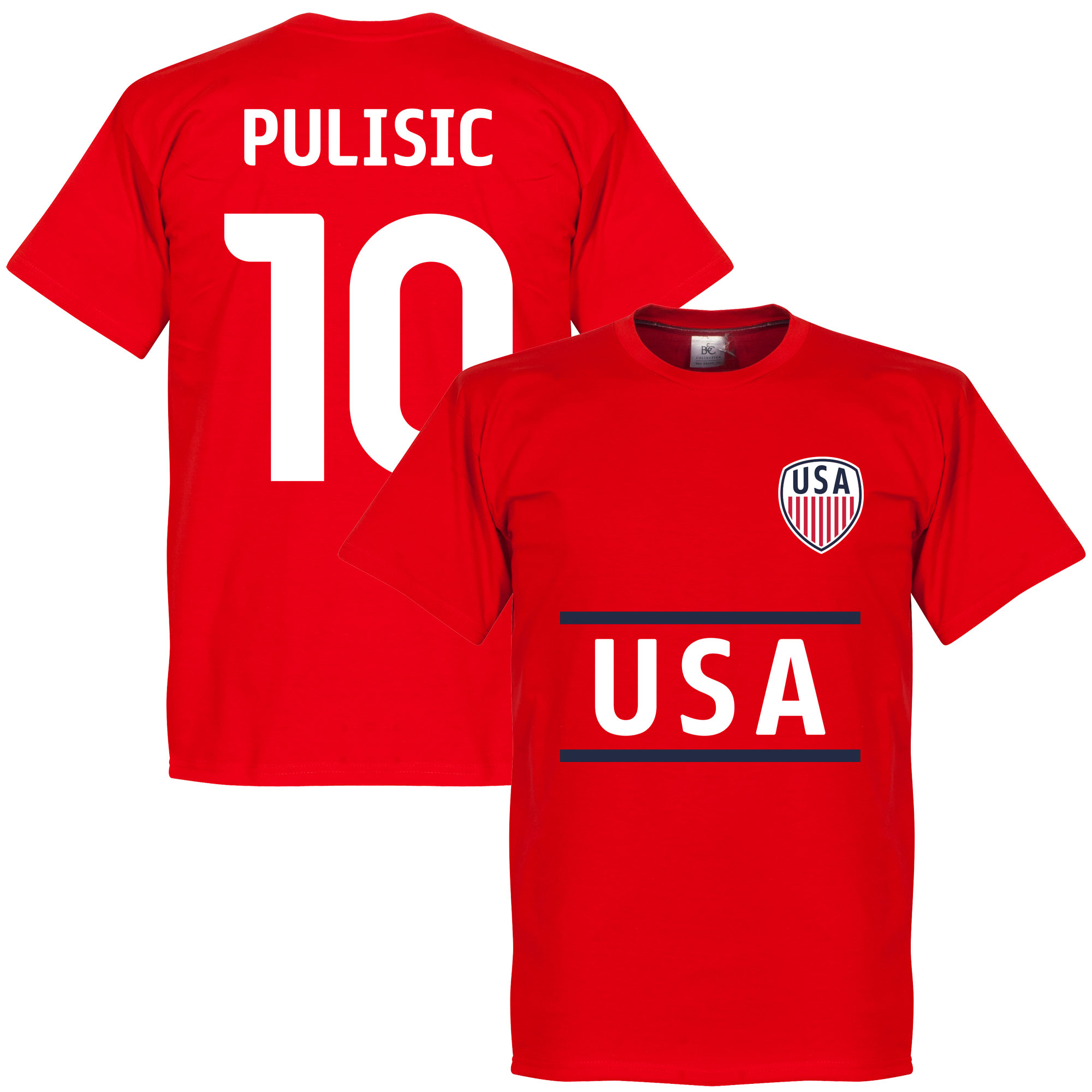 Retake Verenigde Staten Pulisic 10 Team T Shirt retake kopen in de aanbieding Retake Verenigde Staten Pulisic 10 Team T Shirt retake kopen in de aanbieding