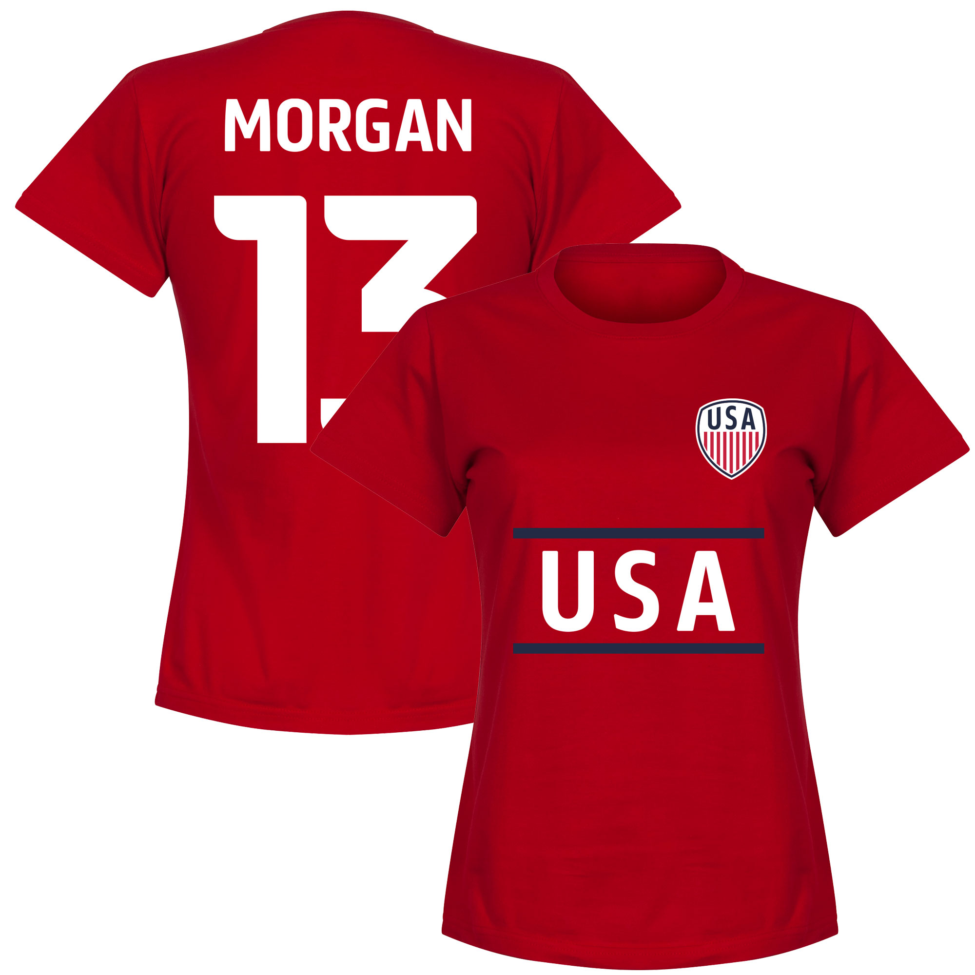 Verenigde Staten Team Dames Morgan 13 T-shirt Rood