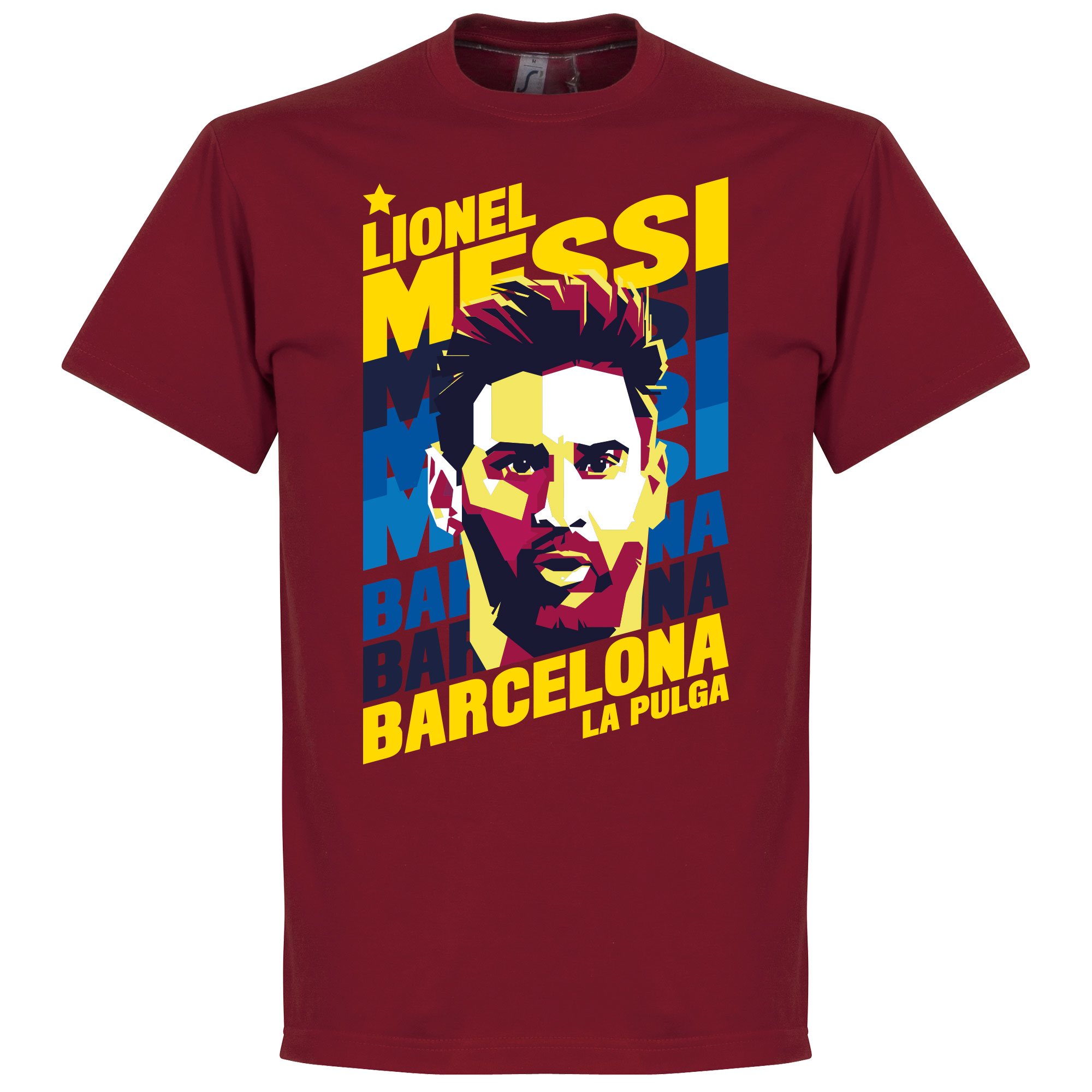 Retake Messi Portrait Barca T Shirt retake kopen in de aanbieding