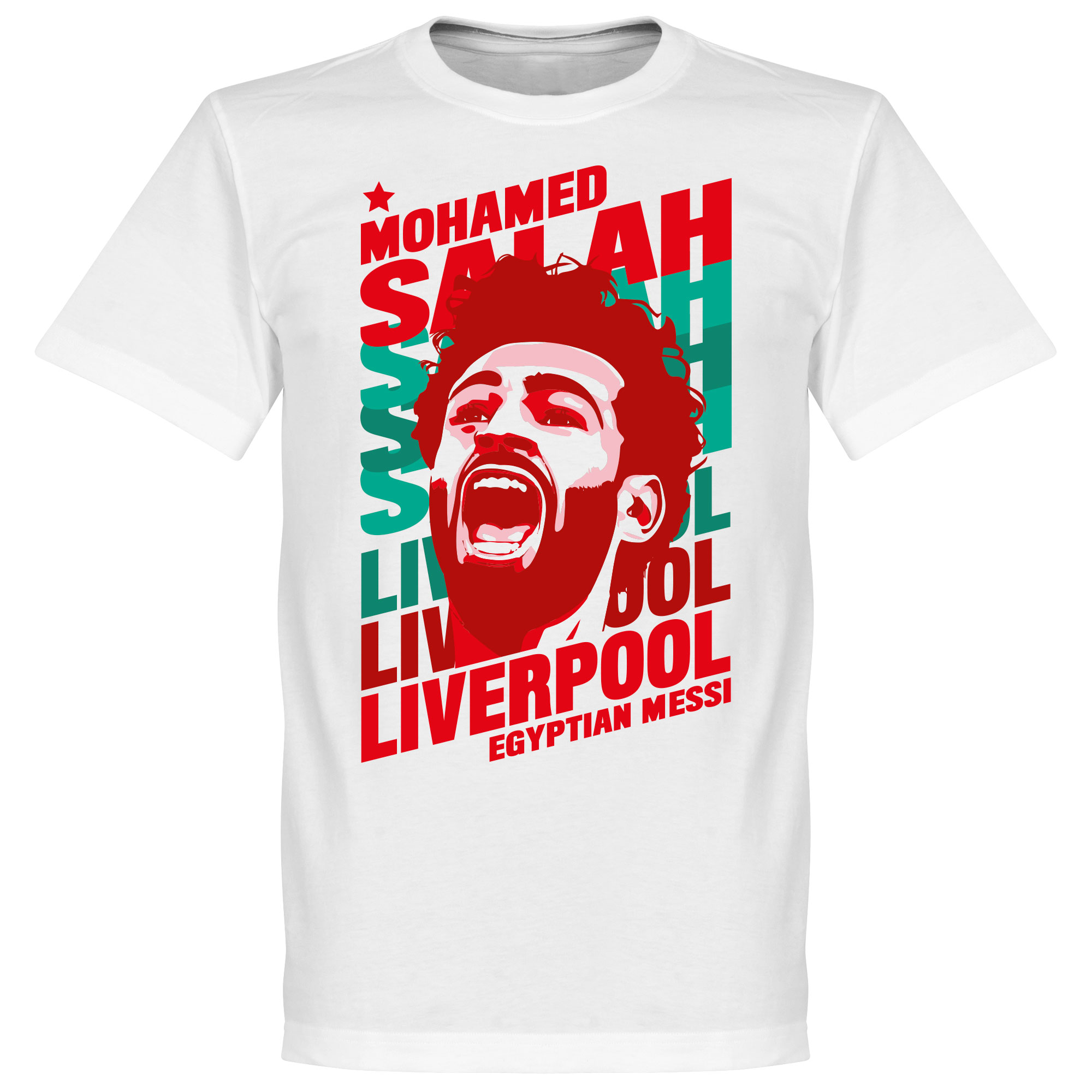Retake Salah Liverpool Portrait T Shirt retake kopen in de aanbieding