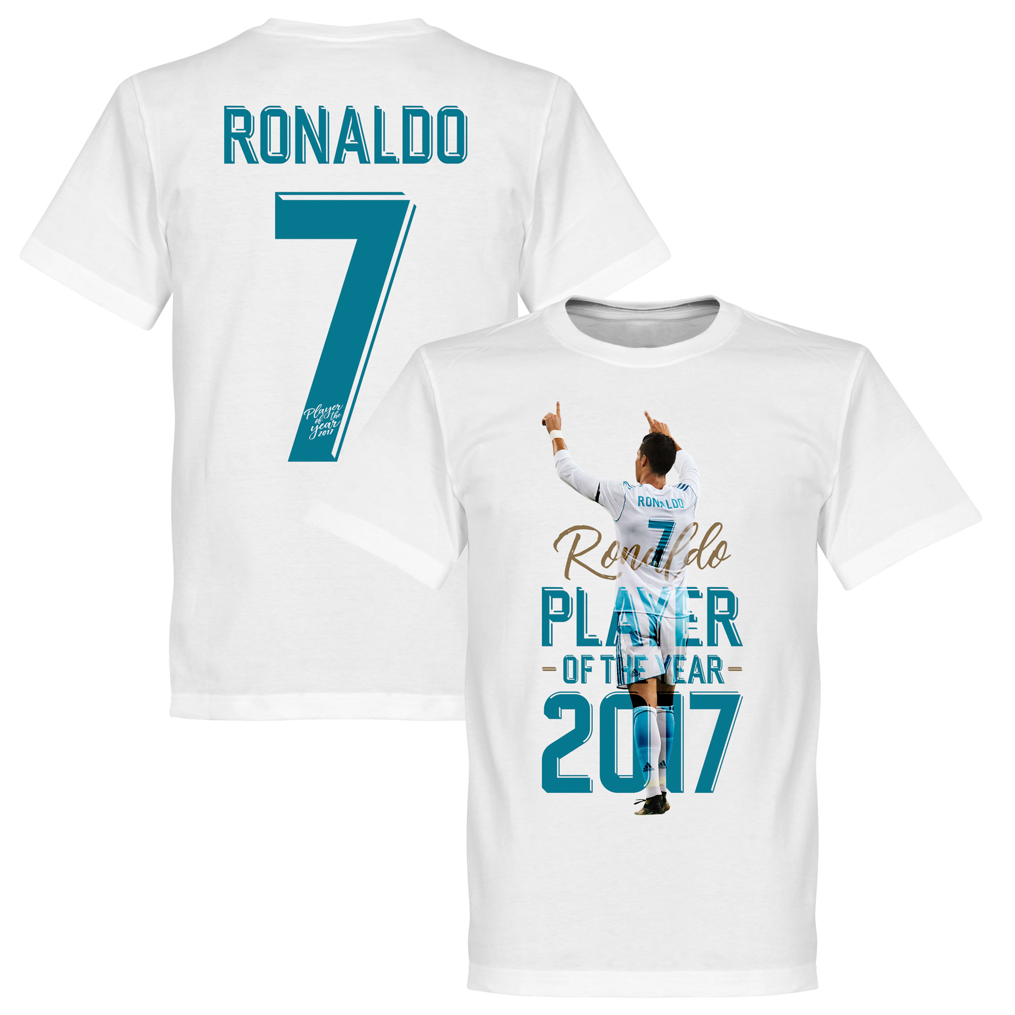 Ronaldo Player Of The Year 2017 T-Shirt Kinderen