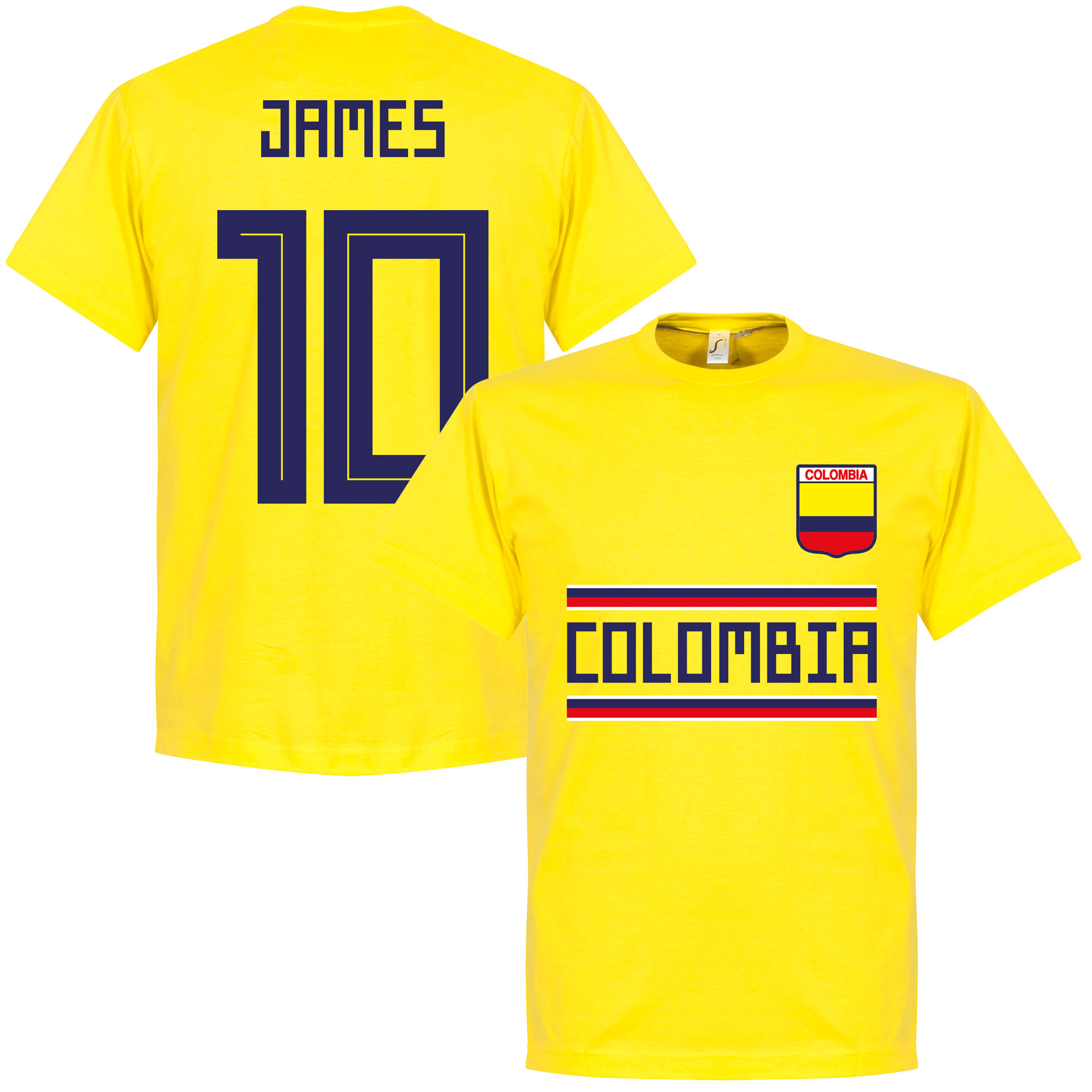 Retake Colombia James Team T Shirt retake kopen in de aanbieding