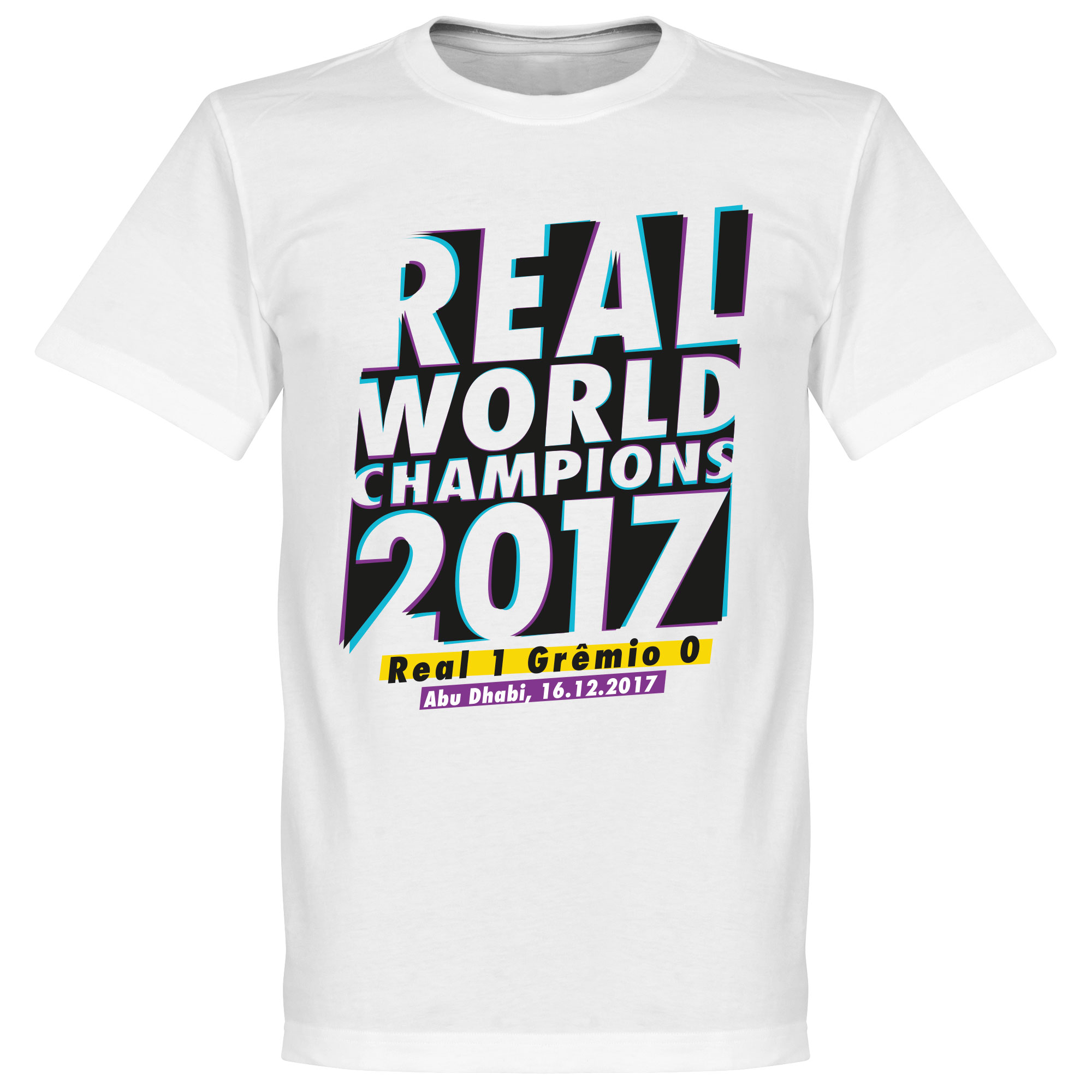 Retake Real Madrid Wk 2017 Winners T Shirt retake kopen in de aanbieding
