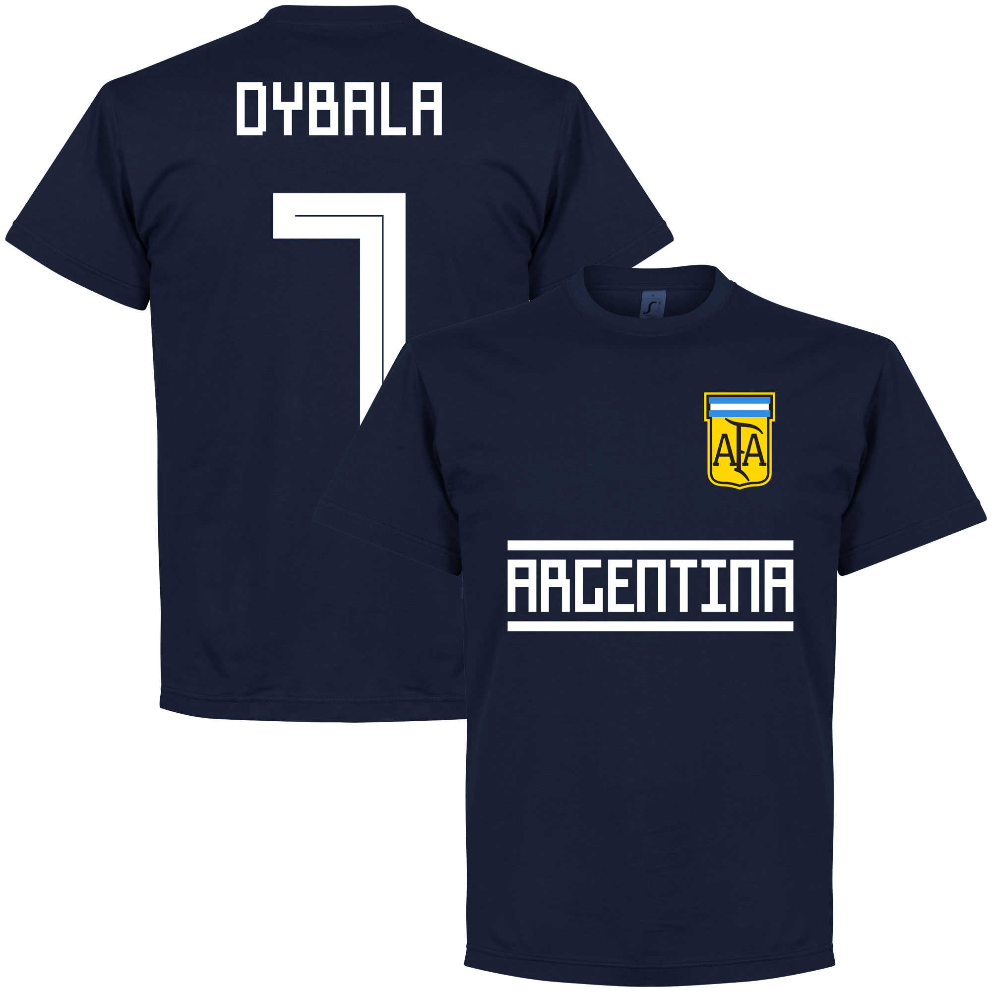 Retake Argentinie Dybala 7 Team T Shirt retake kopen in de aanbieding