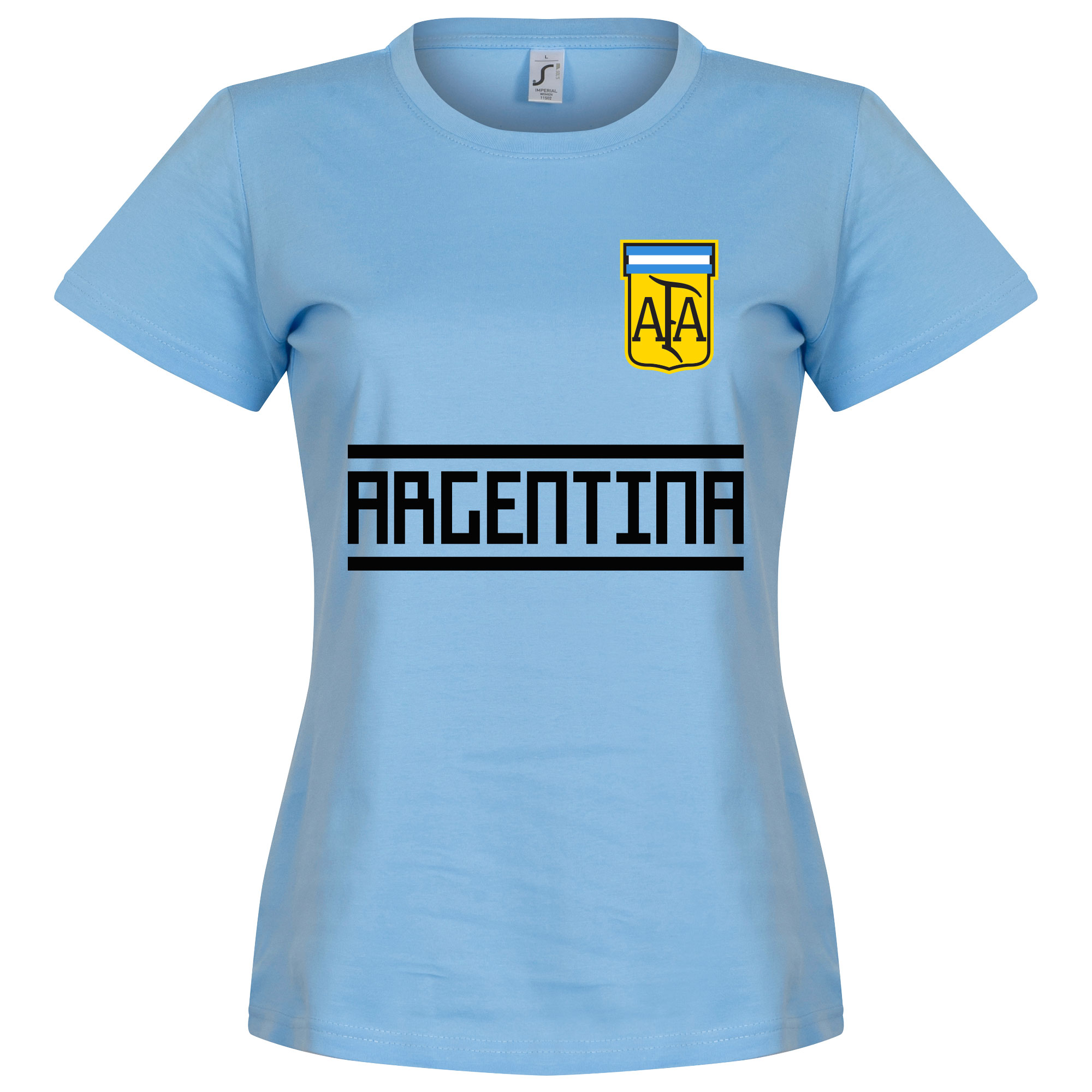 Retake Argentinie Dames Team T Shirt Licht Blauw retake kopen in de aanbieding Retake Argentinie Dames Team T Shirt Licht Blauw retake kopen in de aanbieding