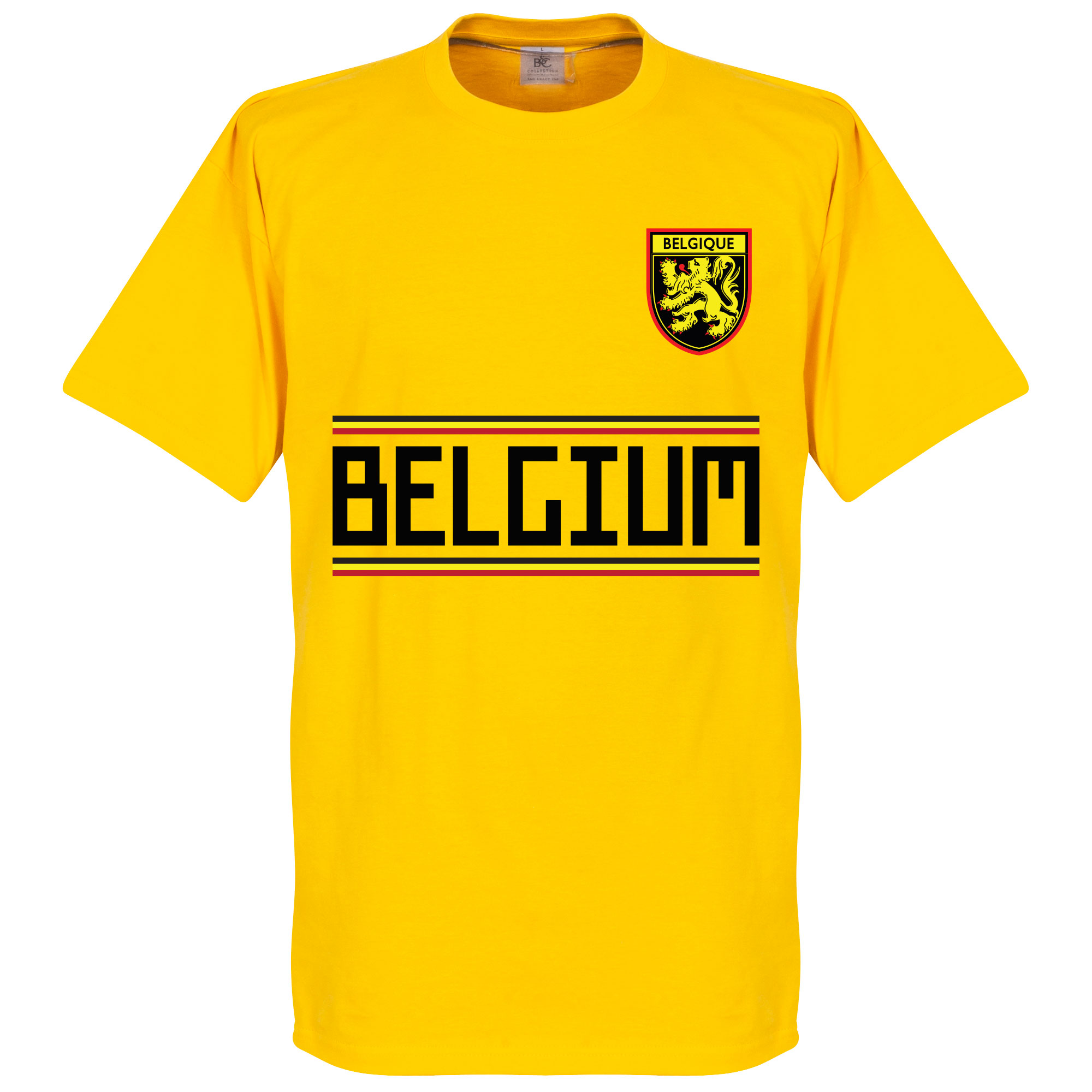 Retake Belgie Team T Shirt Geel retake kopen in de aanbieding